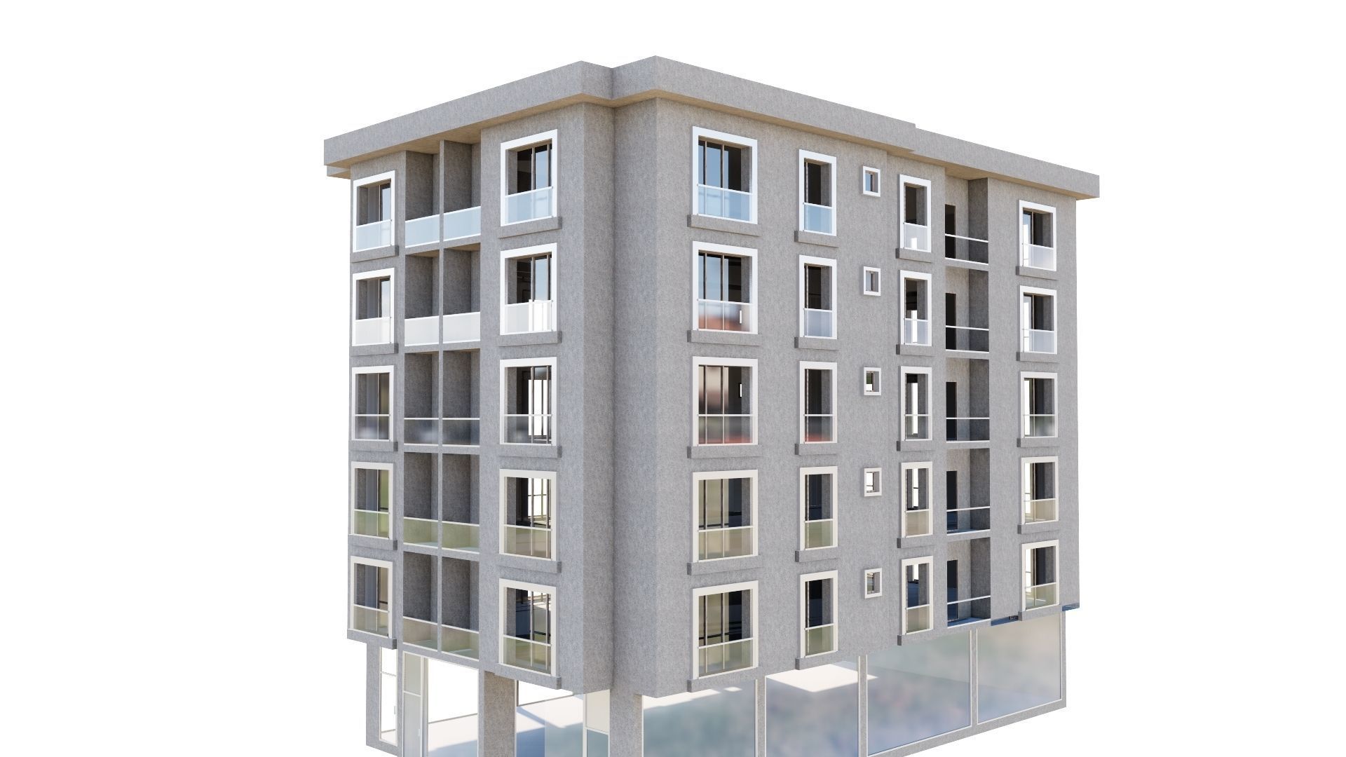 HOUSE 49 Low-poly 3D model_15