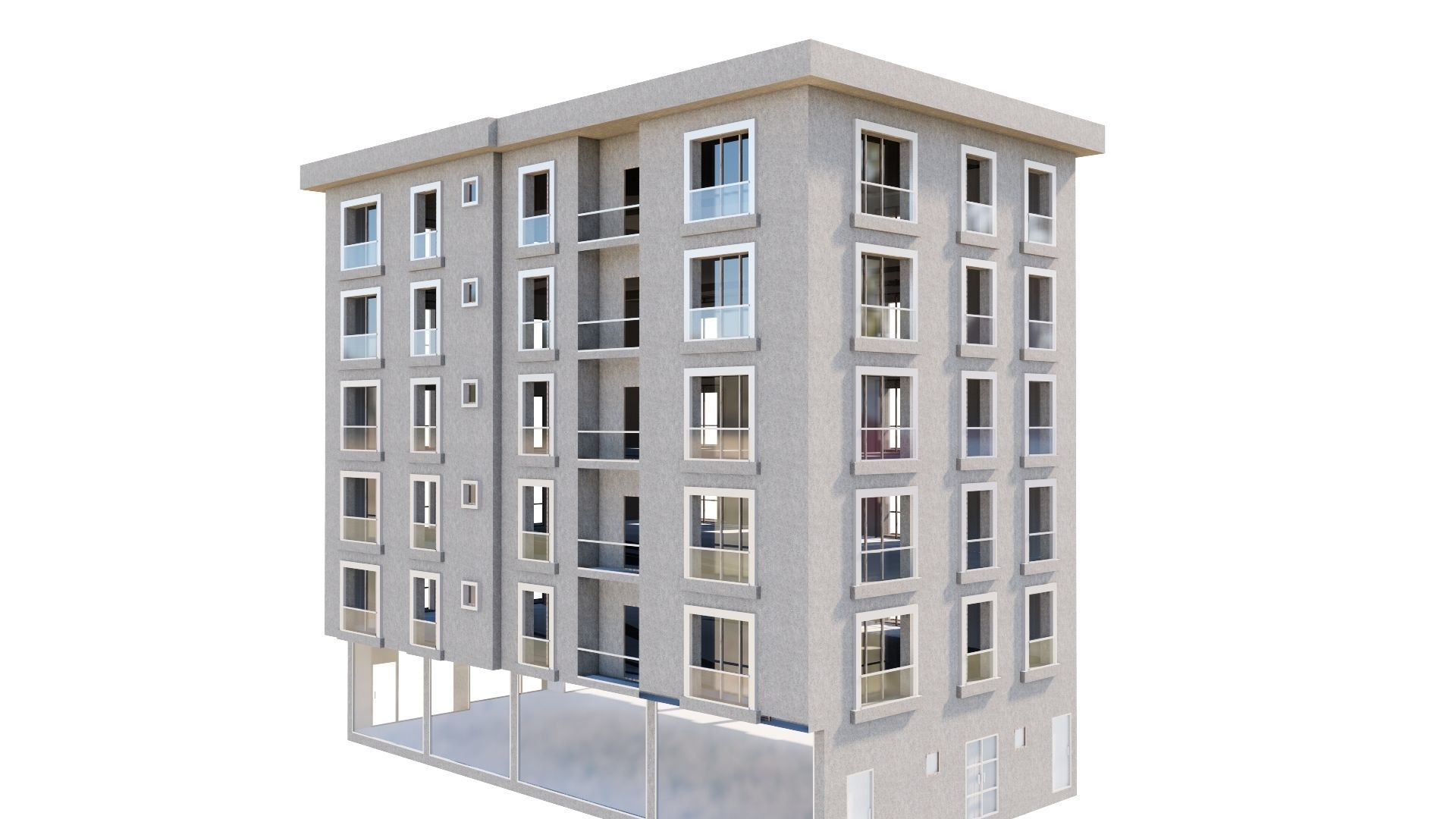 HOUSE 49 Low-poly 3D model_23