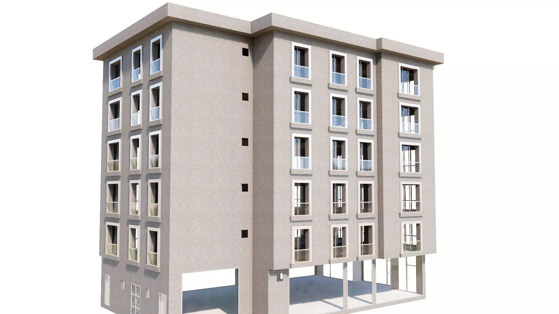 HOUSE 49 Low-poly 3D model_0