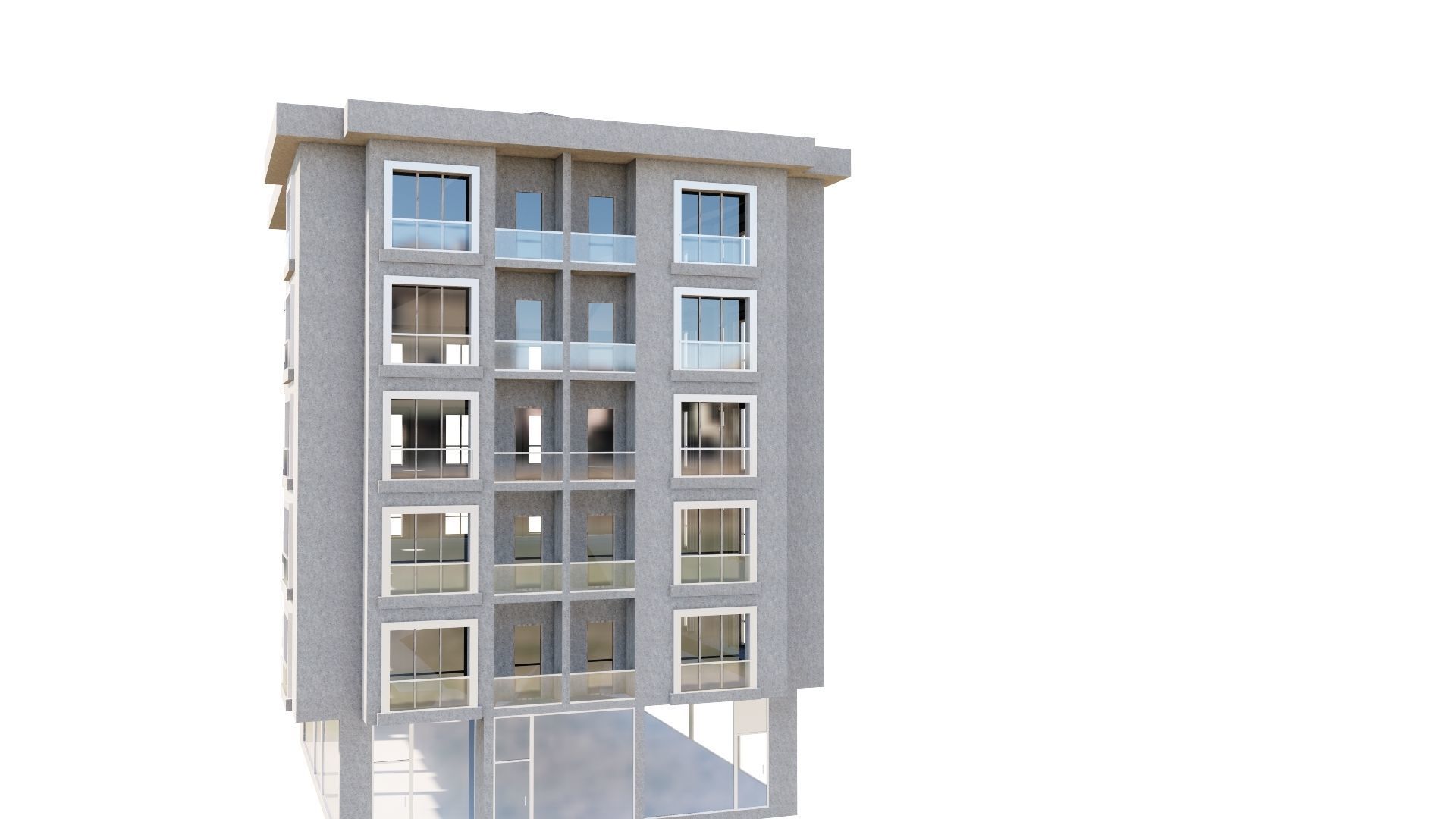 HOUSE 49 Low-poly 3D model_42