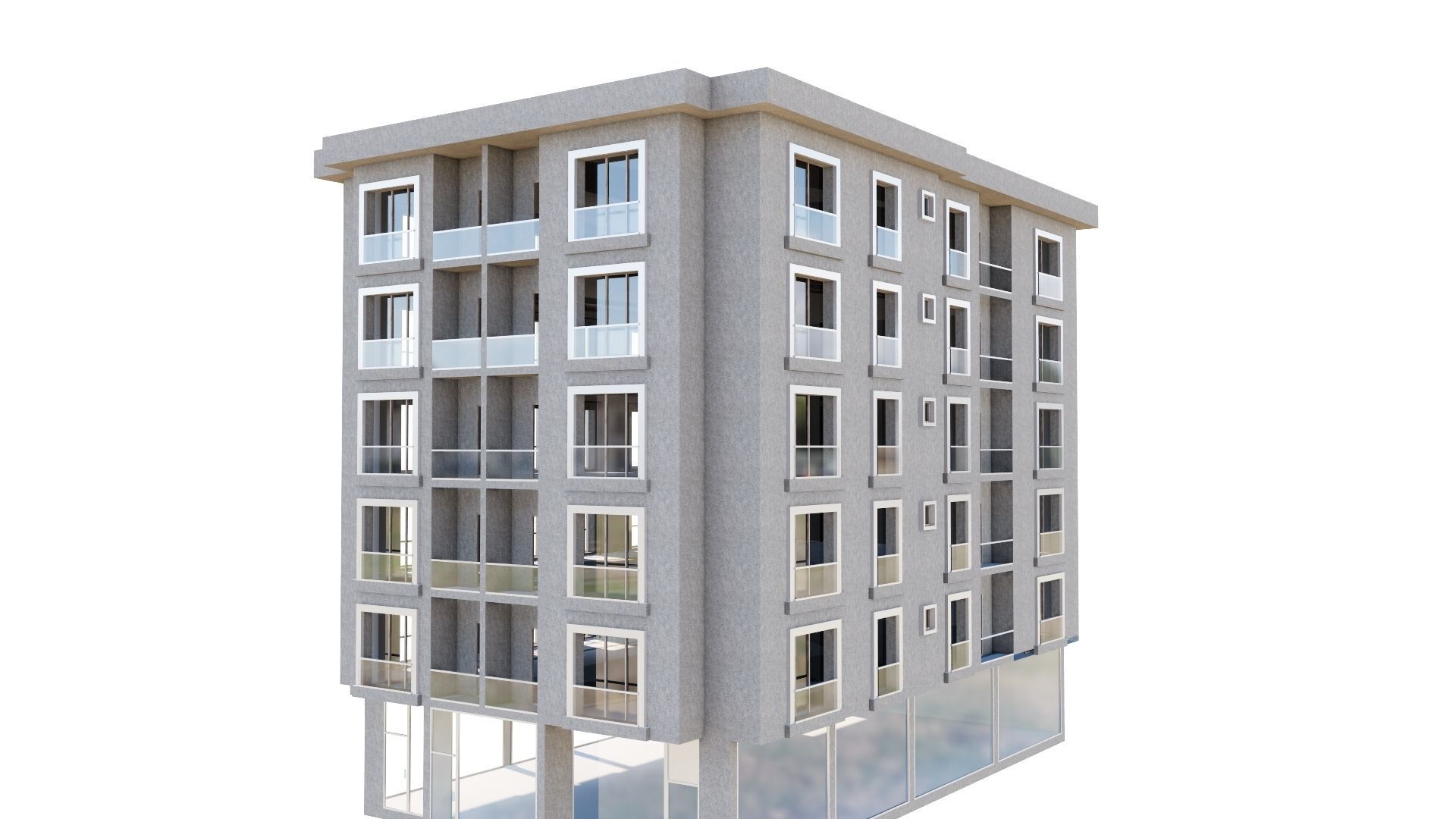 HOUSE 49 Low-poly 3D model_14