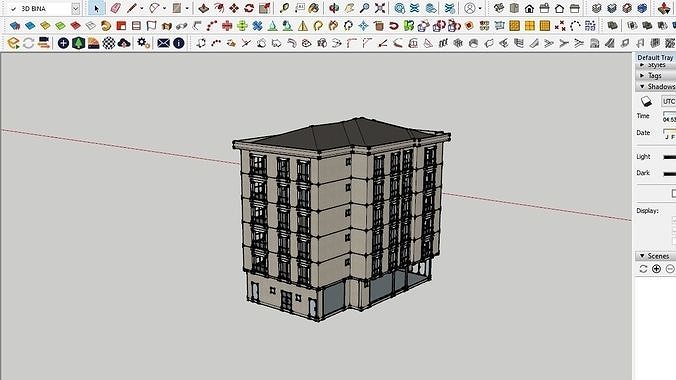HOUSE 49 Low-poly 3D model 2
