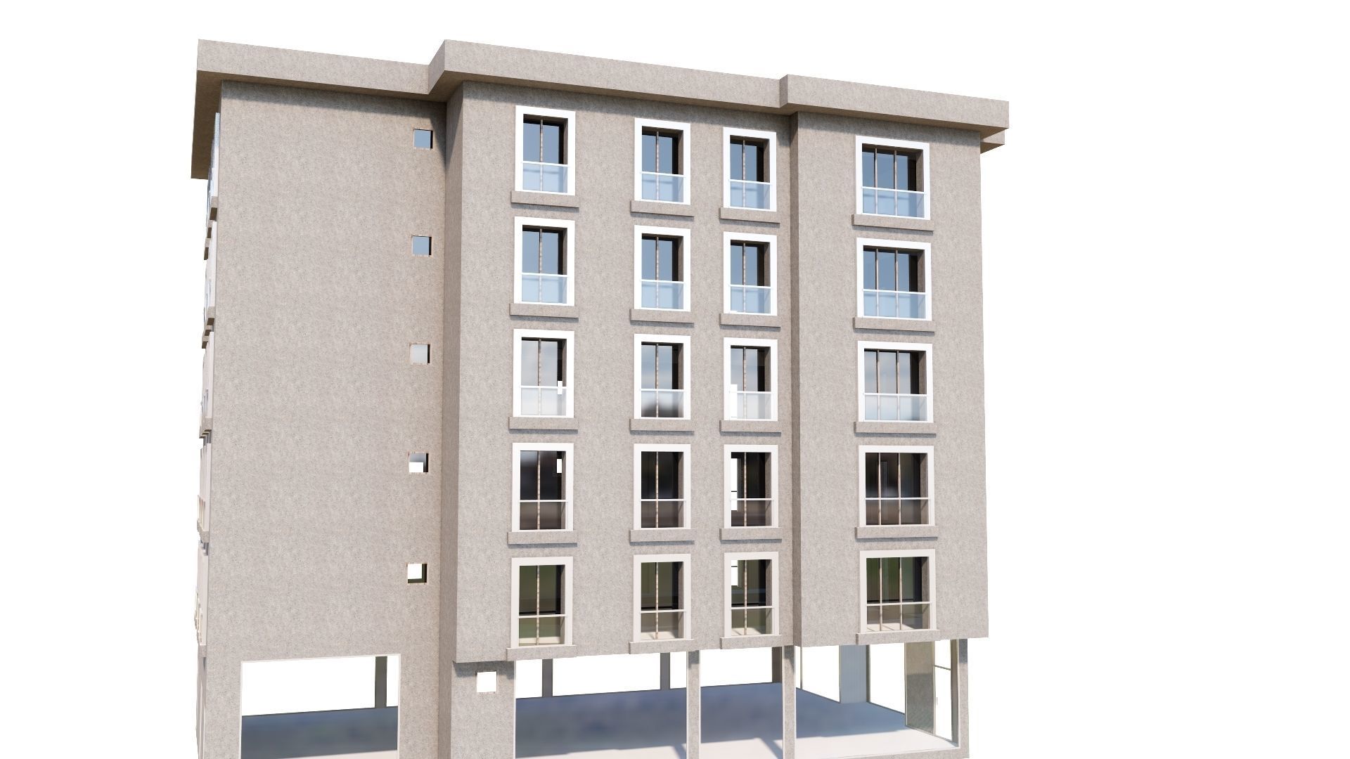 HOUSE 49 Low-poly 3D model_29