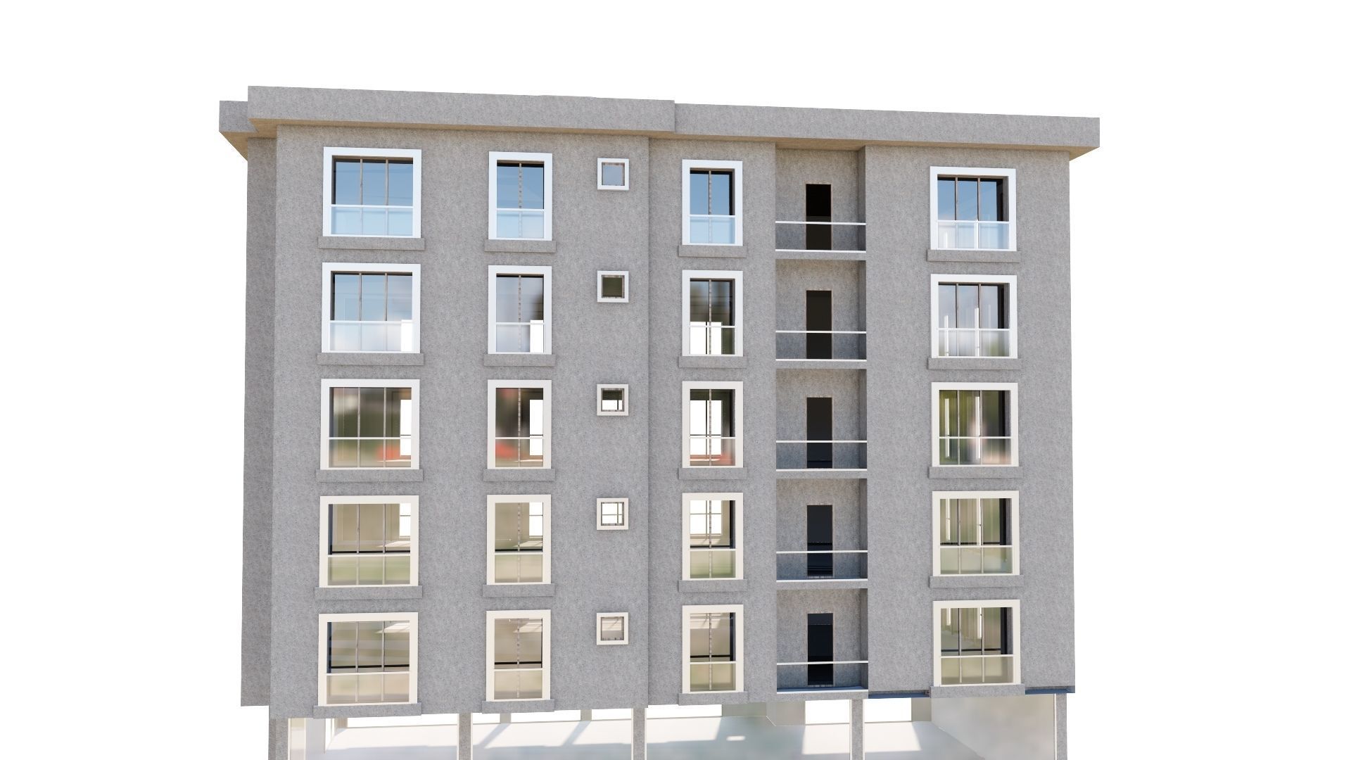 HOUSE 49 Low-poly 3D model_21