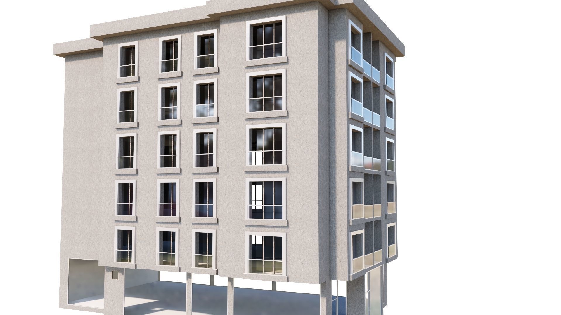 HOUSE 49 Low-poly 3D model_35