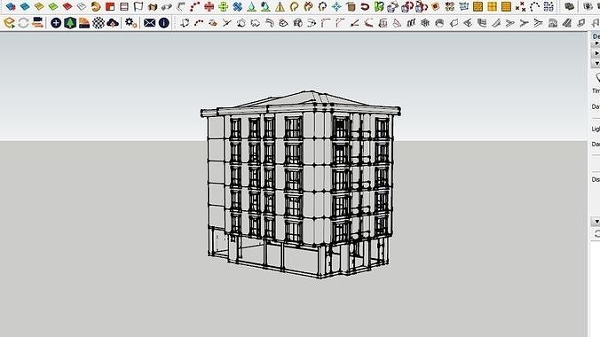 HOUSE 49 Low-poly 3D model 6