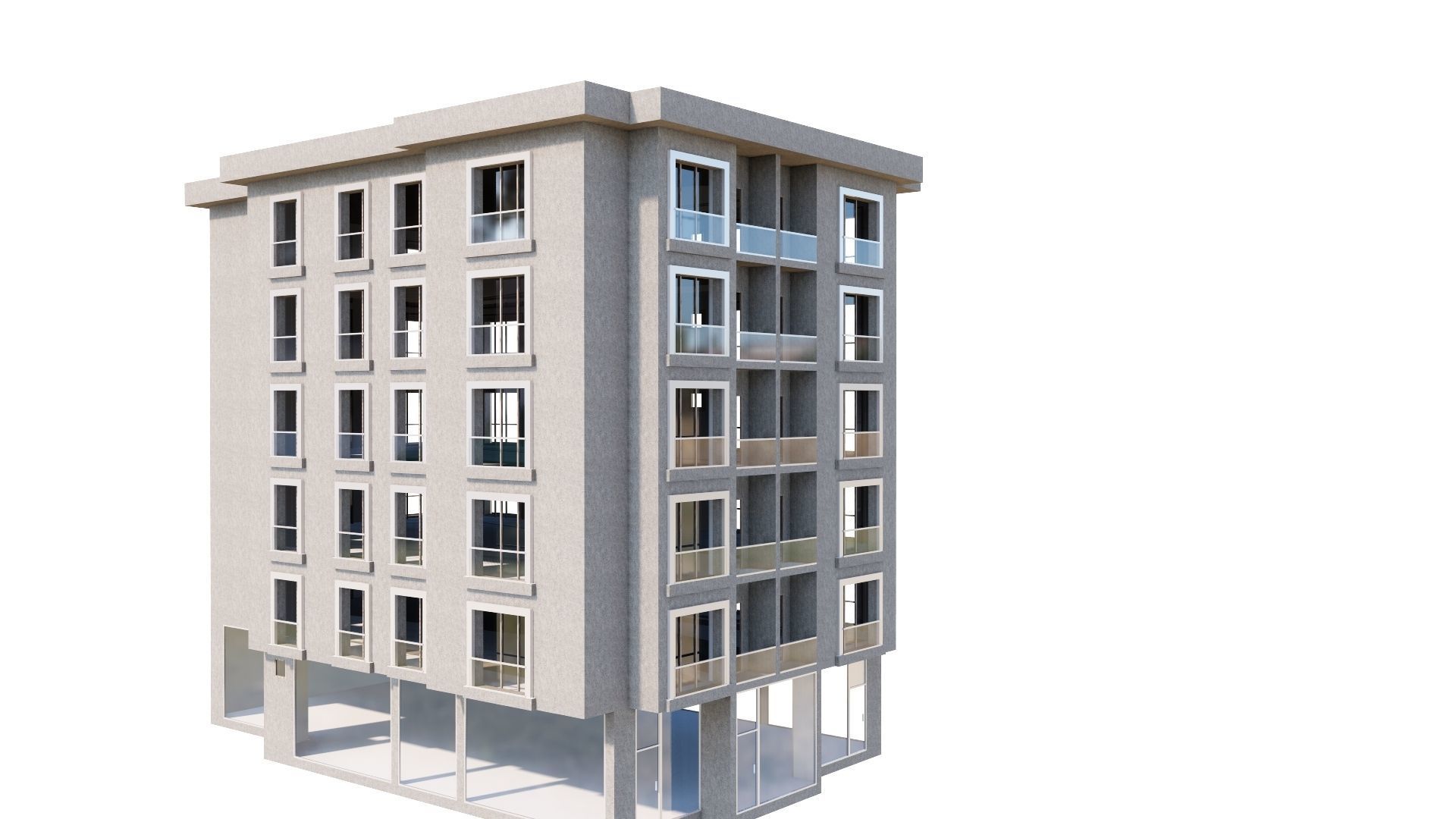 HOUSE 49 Low-poly 3D model_37