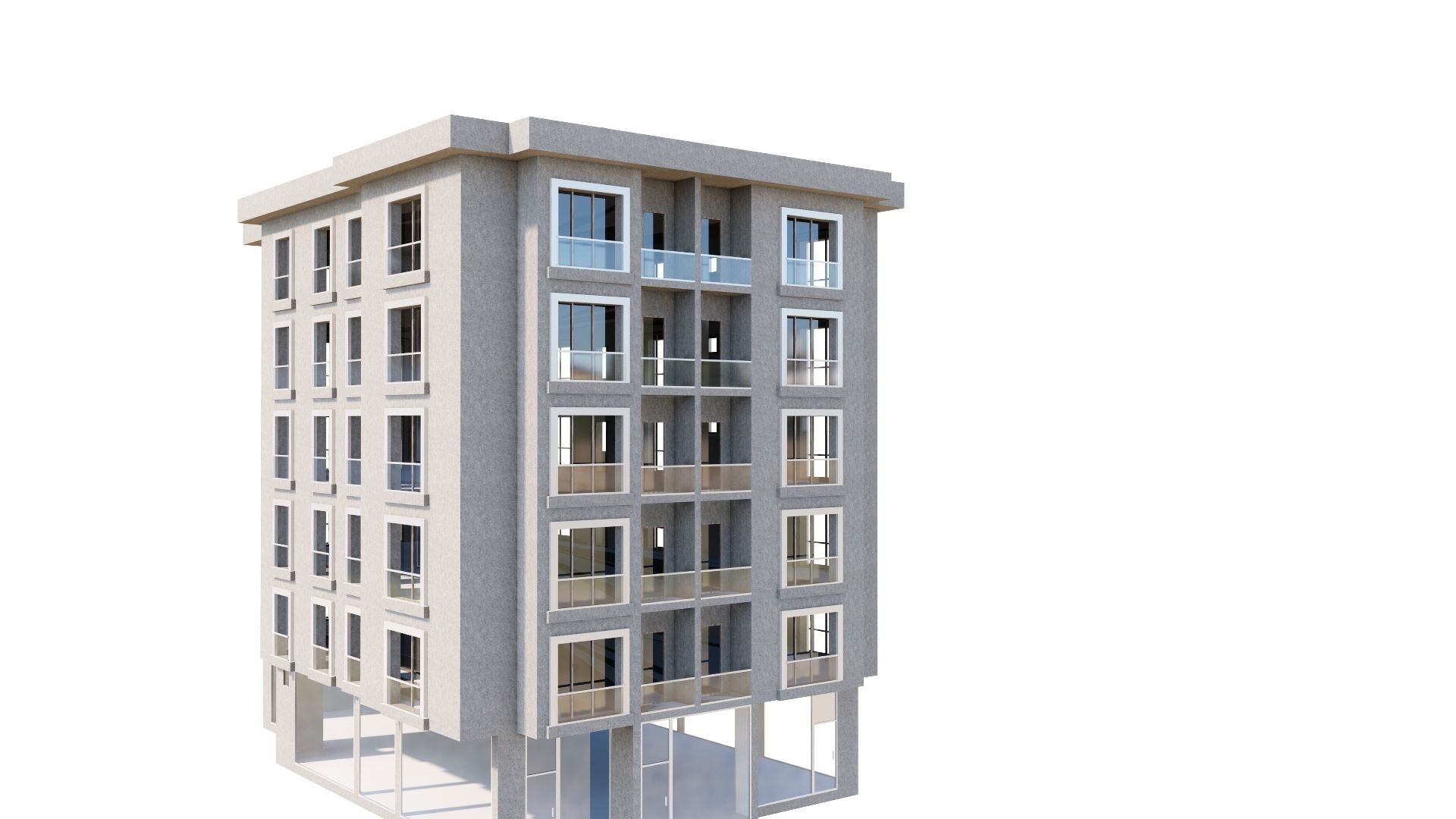 HOUSE 49 Low-poly 3D model_40