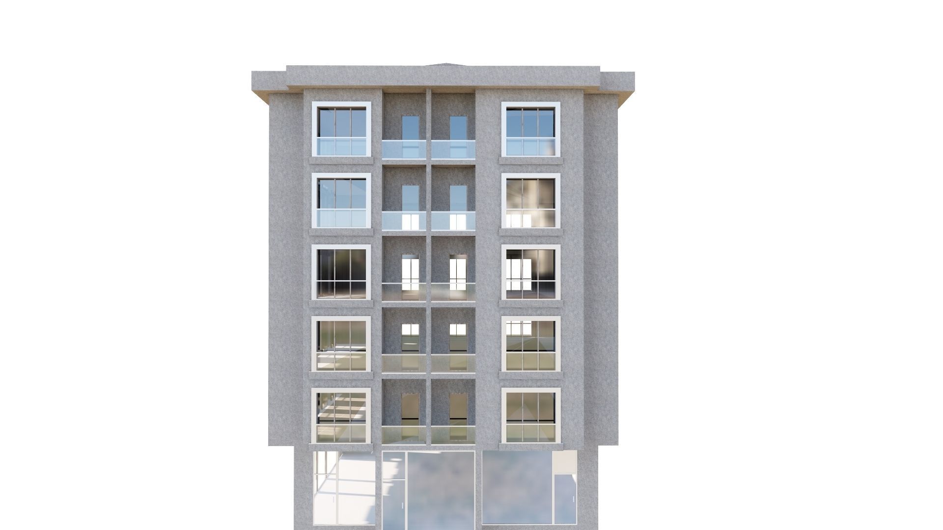 HOUSE 49 Low-poly 3D model_3