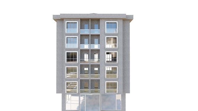 HOUSE 49 Low-poly 3D model 4