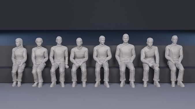 The second part of a huge set of Star Trek universe 3D print model