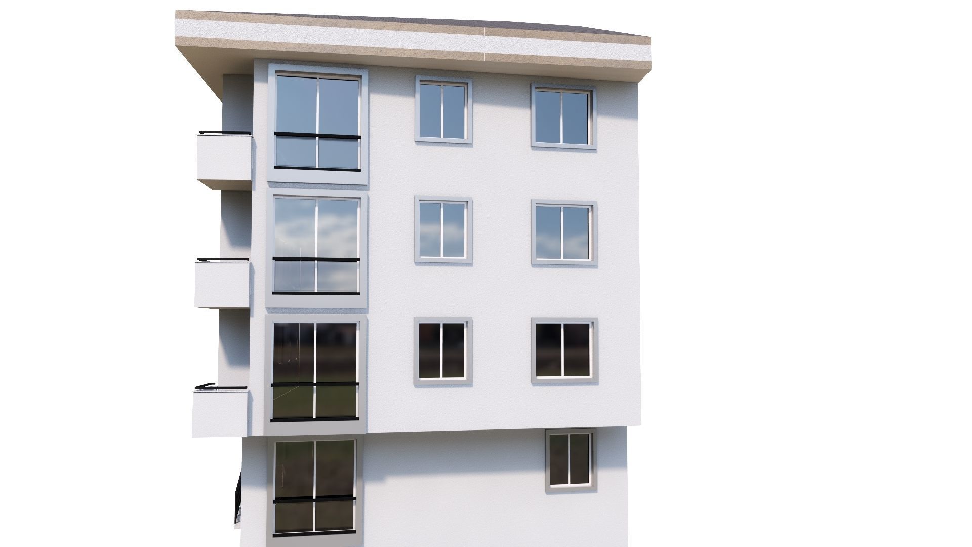 HOUSE 50 Low-poly 3D model_39