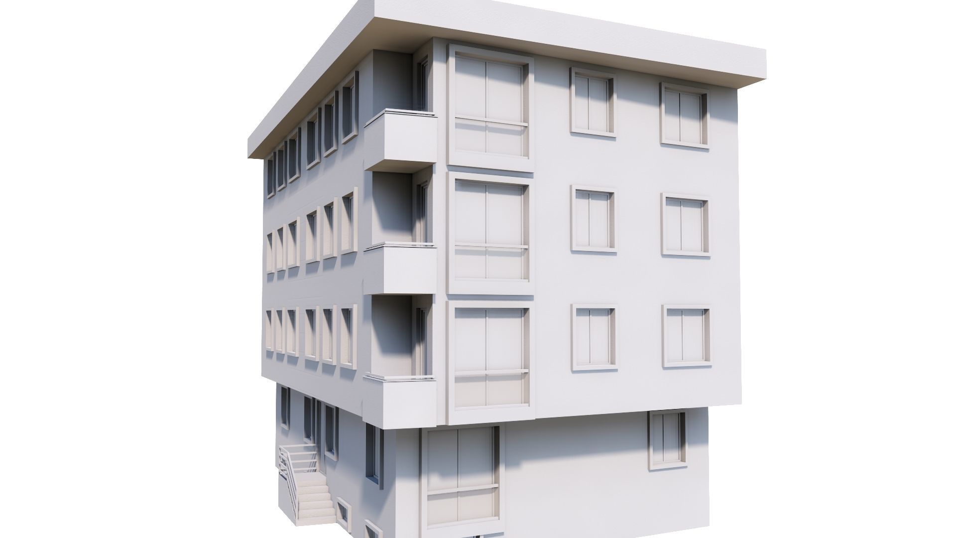 HOUSE 50 Low-poly 3D model_54