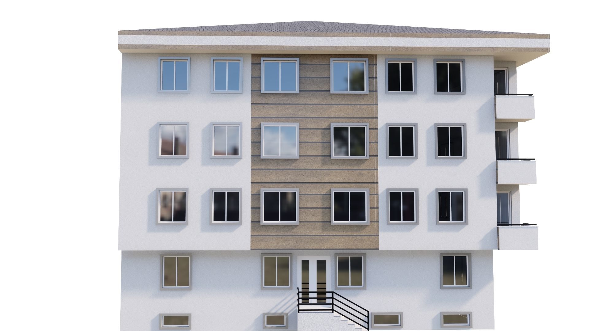 HOUSE 50 Low-poly 3D model_18