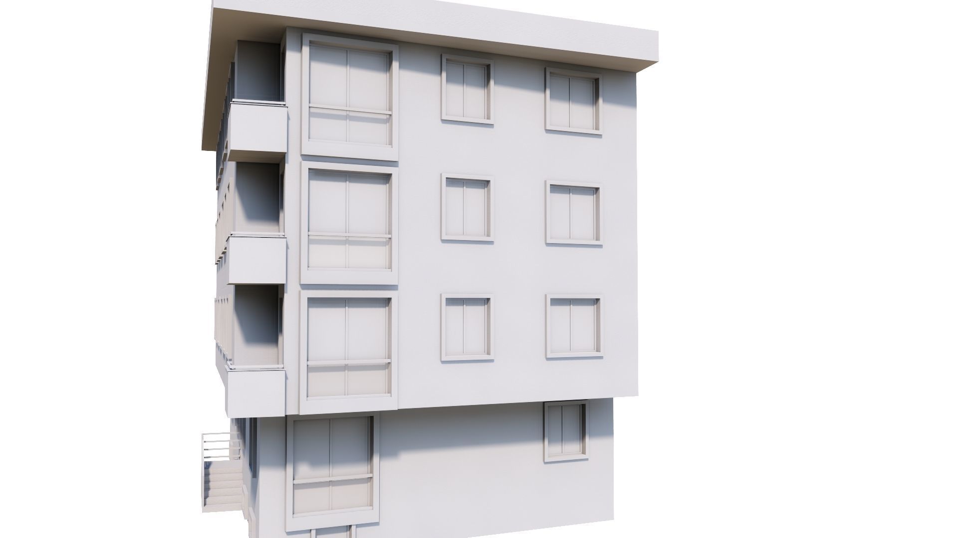 HOUSE 50 Low-poly 3D model_55