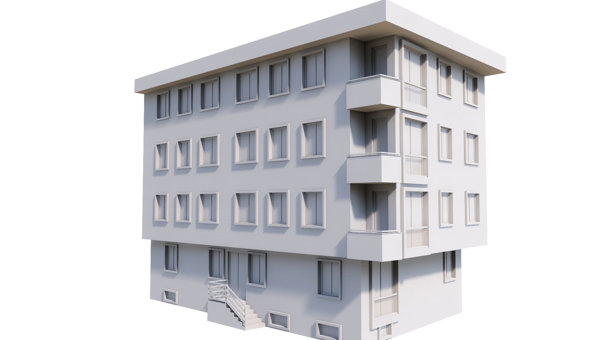 HOUSE 50 Low-poly 3D model_47