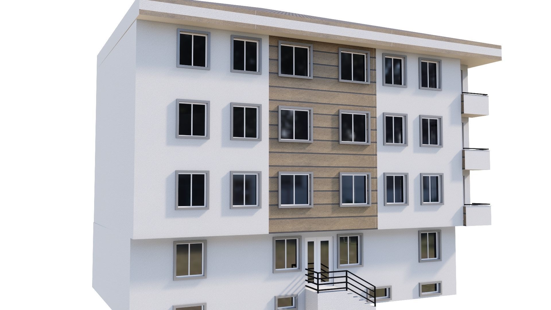 HOUSE 50 Low-poly 3D model_22