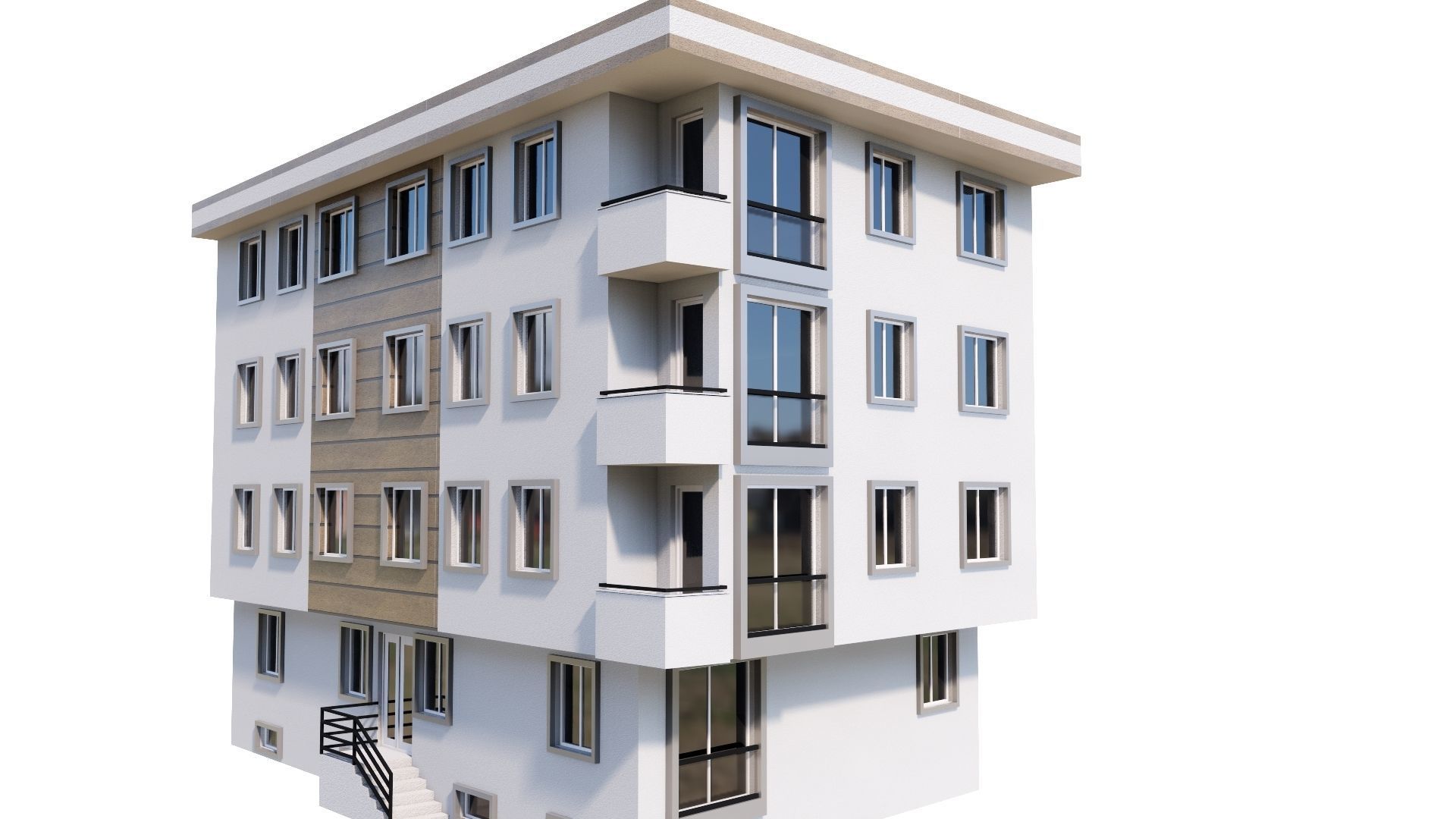 HOUSE 50 Low-poly 3D model_25