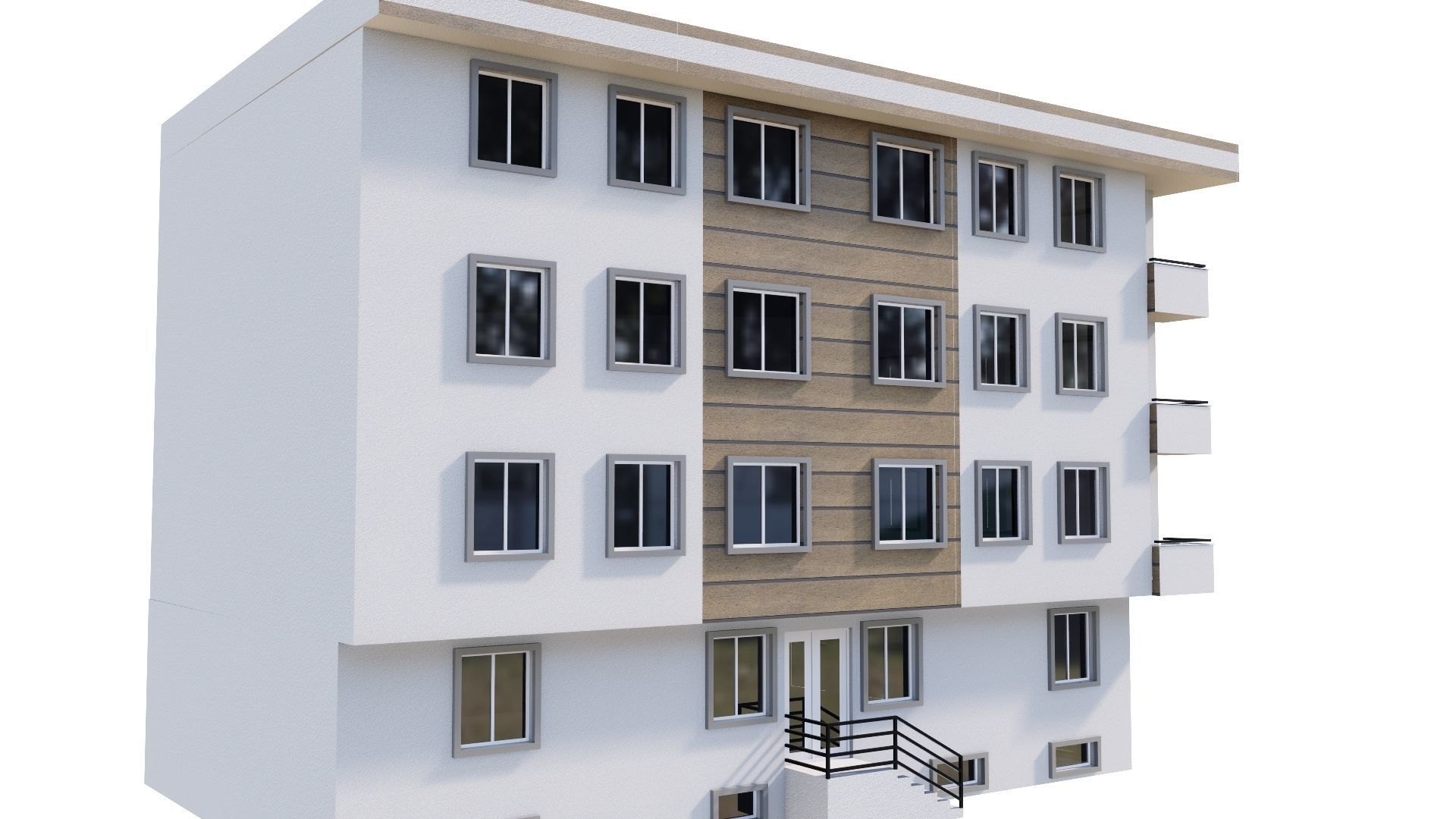 HOUSE 50 Low-poly 3D model_23