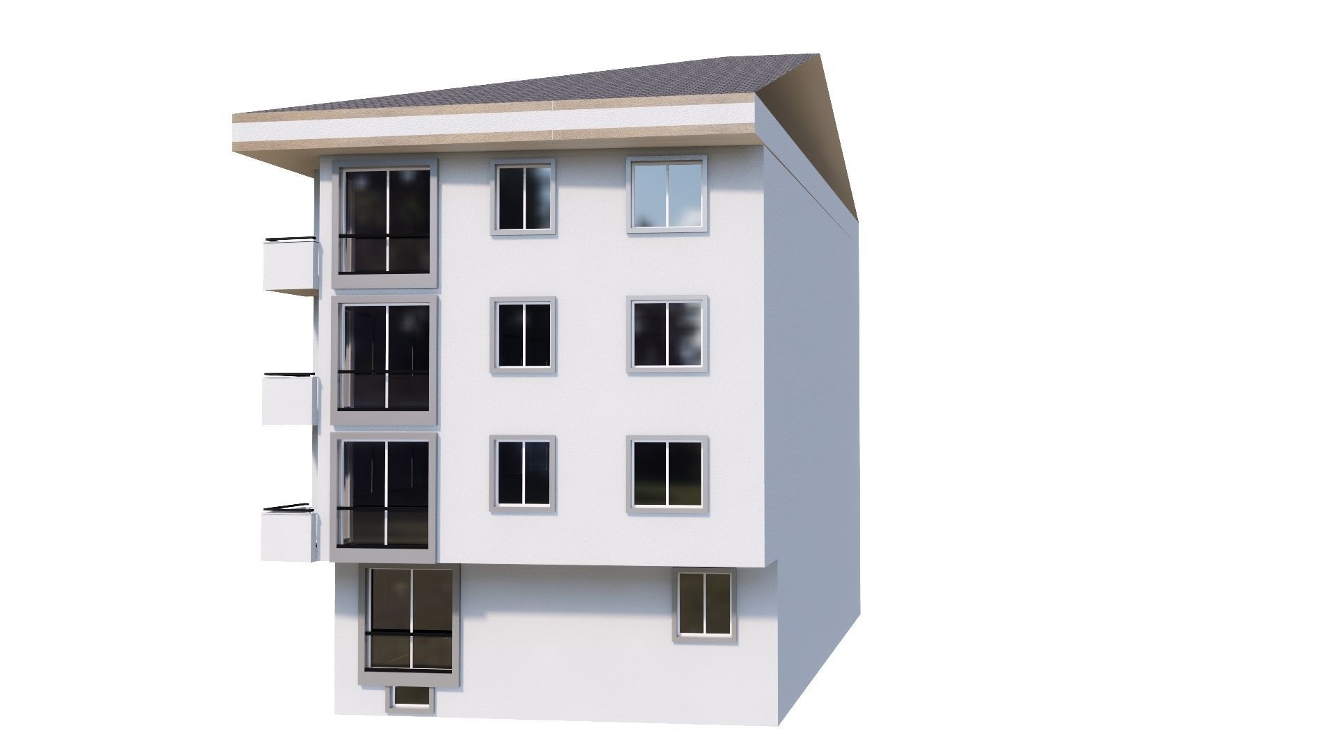 HOUSE 50 Low-poly 3D model_44