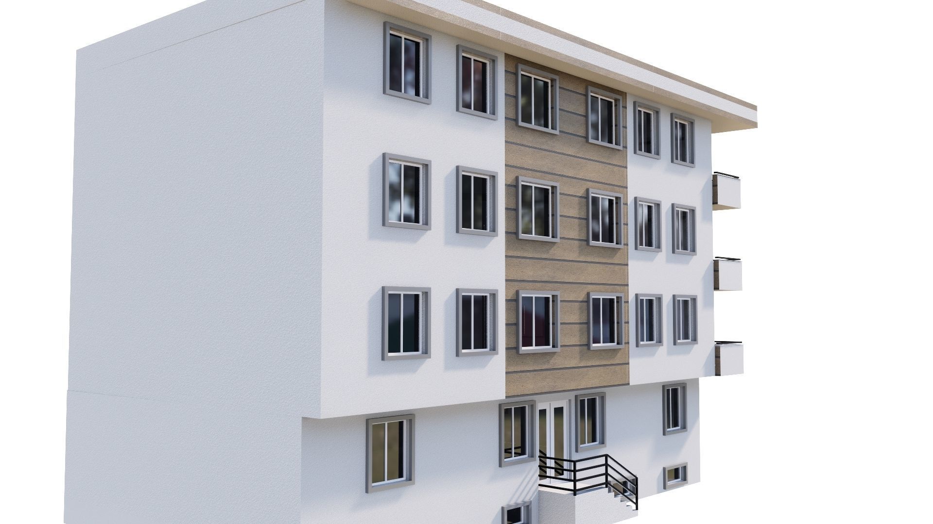 HOUSE 50 Low-poly 3D model_30