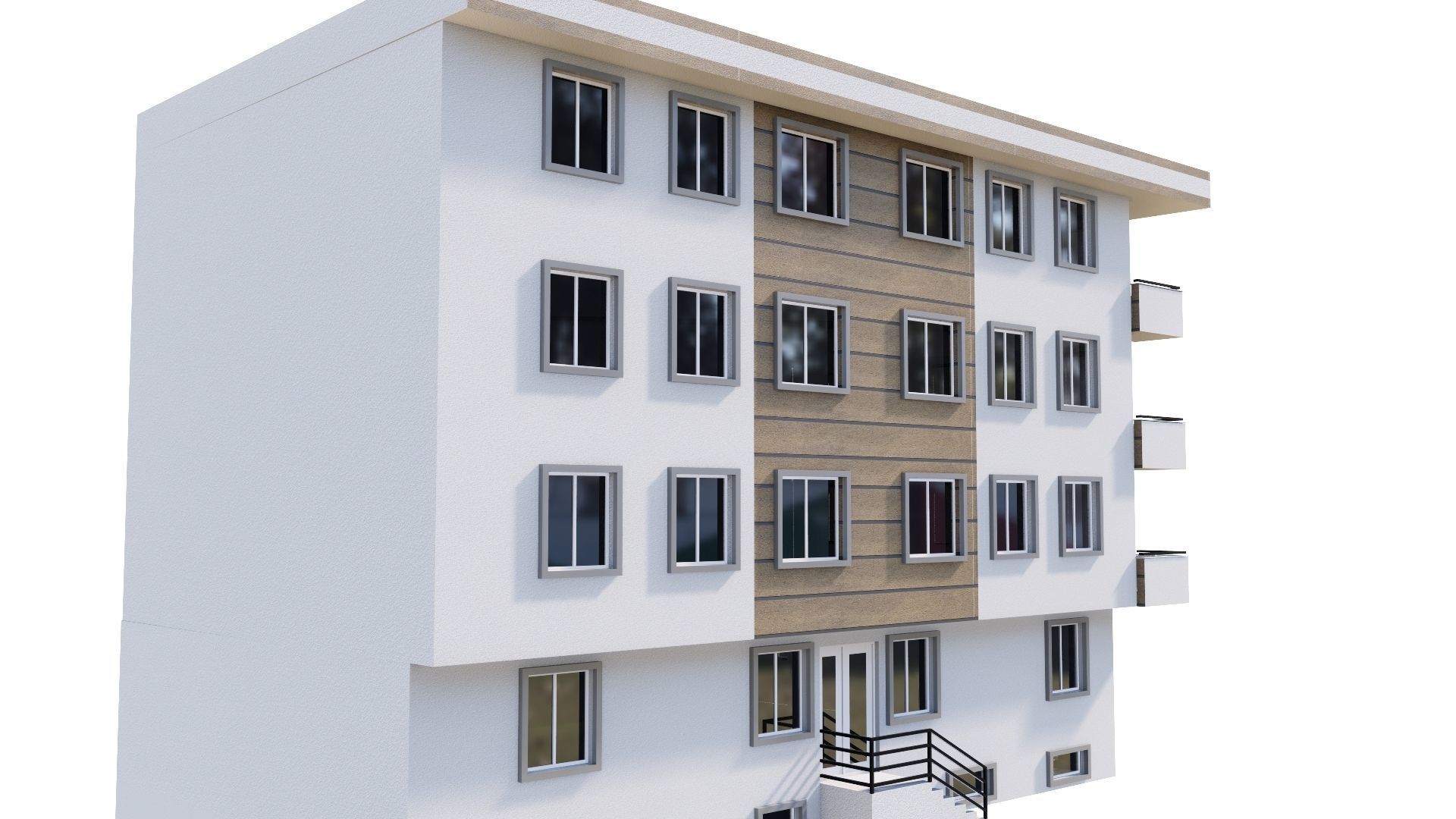 HOUSE 50 Low-poly 3D model_28