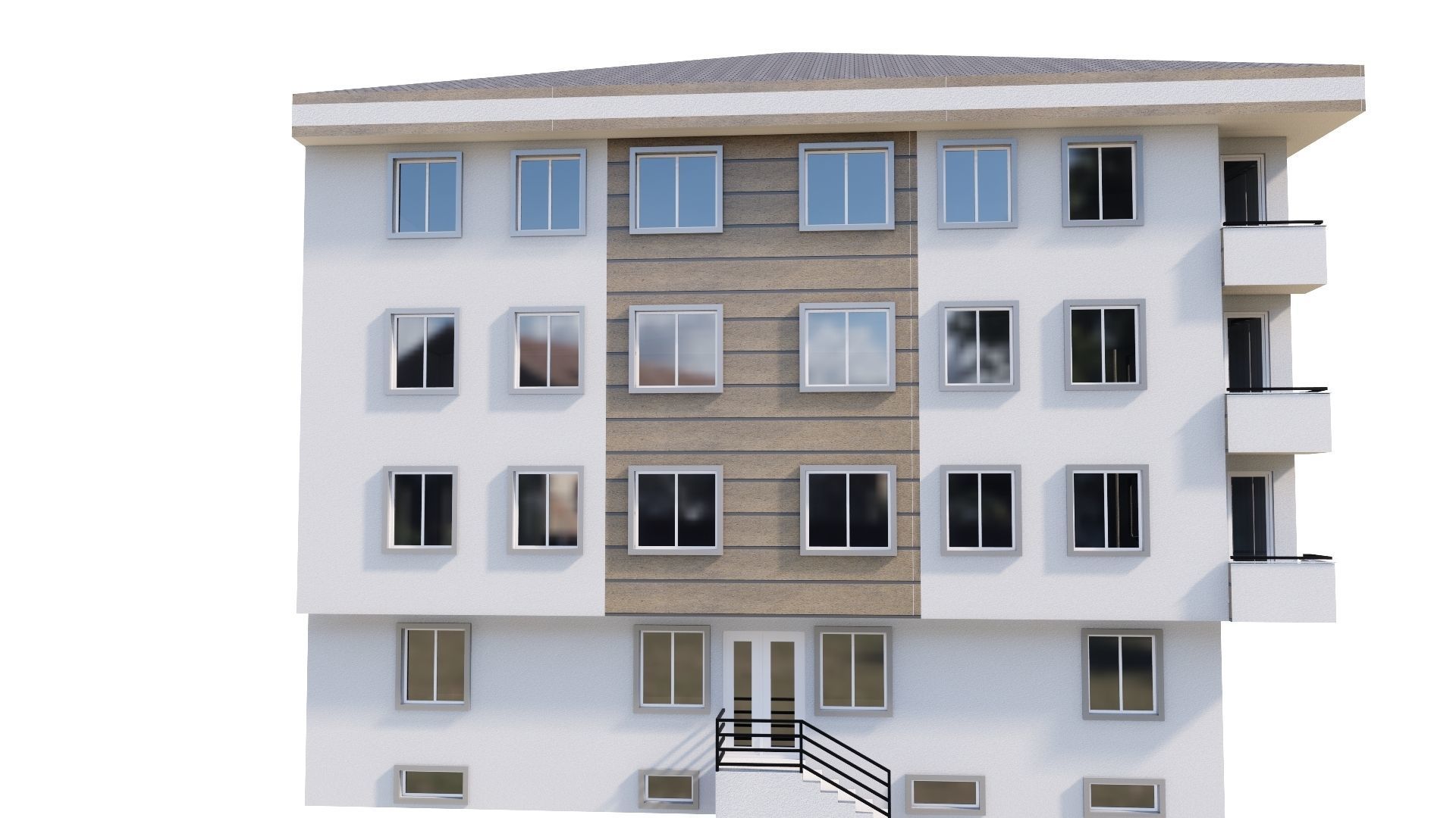 HOUSE 50 Low-poly 3D model_16