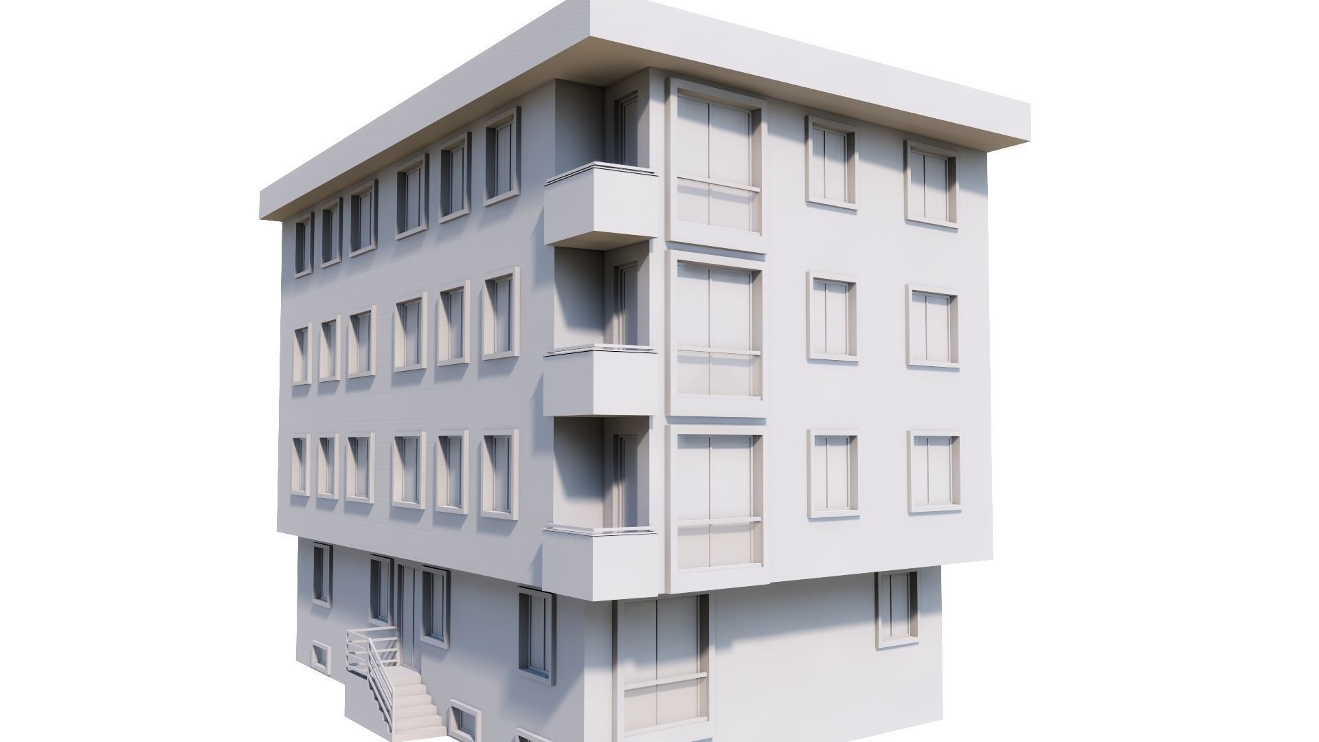 HOUSE 50 Low-poly 3D model_51