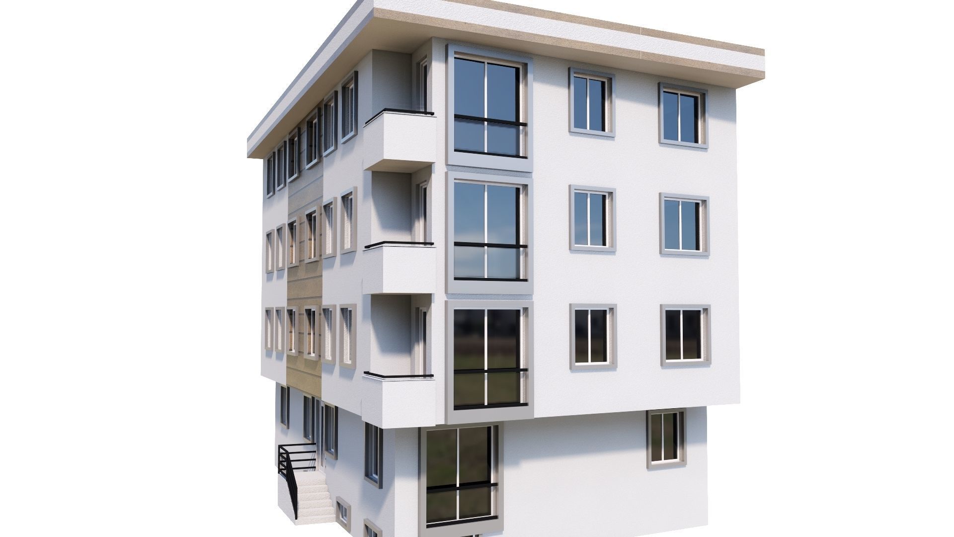 HOUSE 50 Low-poly 3D model_34