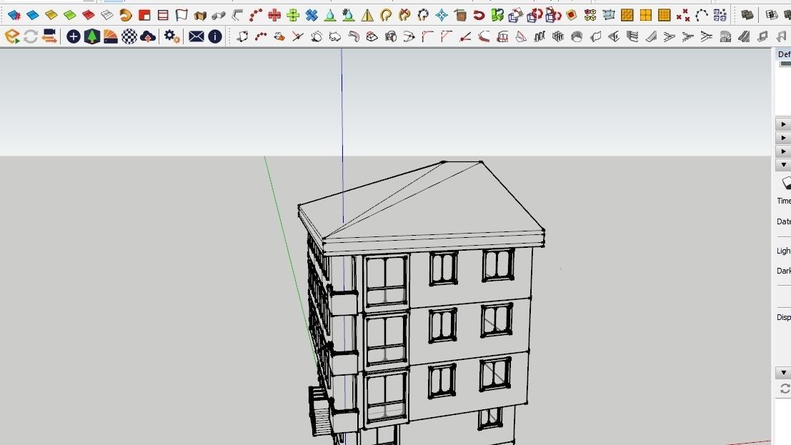 HOUSE 50 Low-poly 3D model_5
