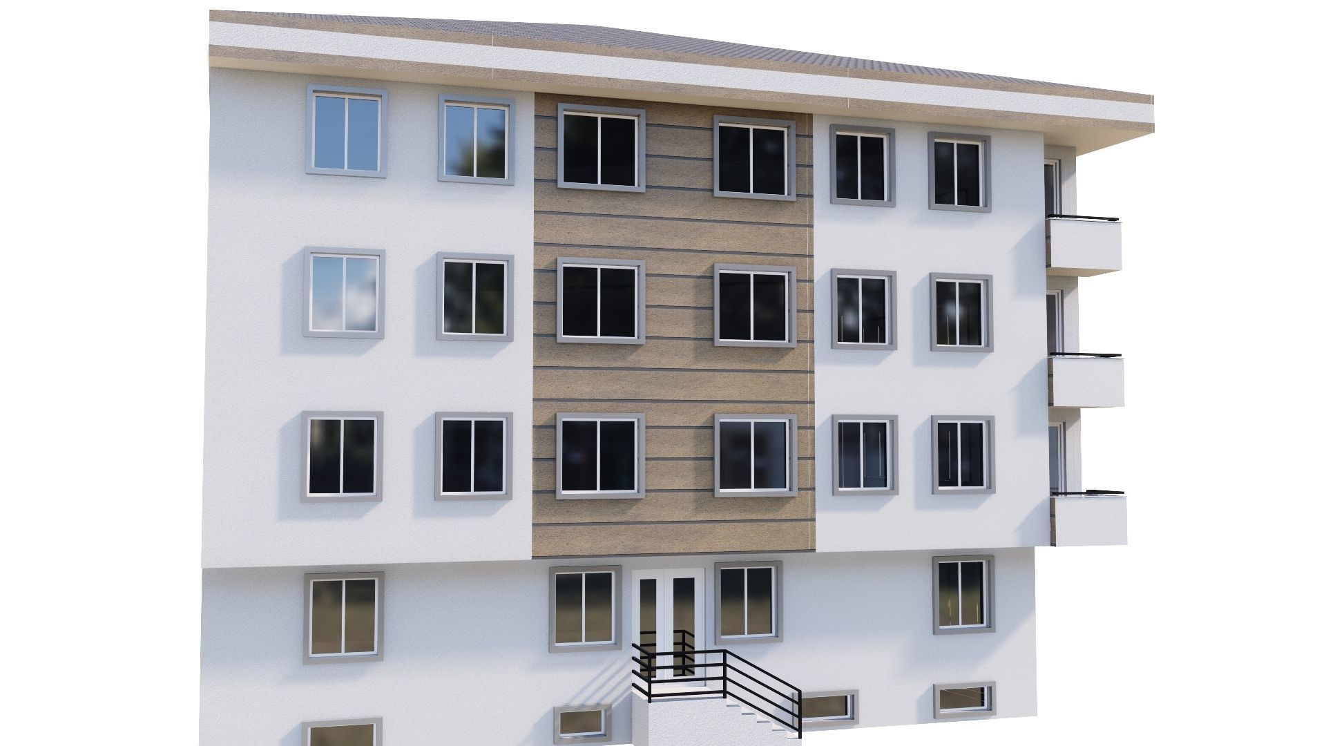 HOUSE 50 Low-poly 3D model_19