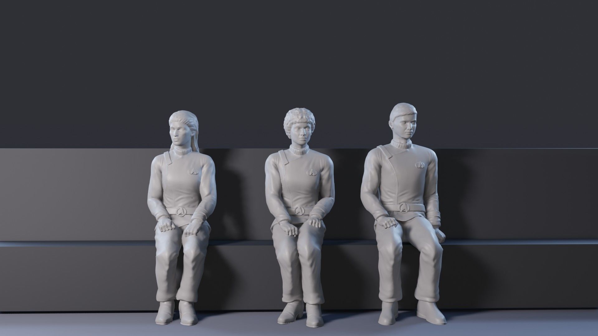 Incredible set of figurines based on the movie Stark Trek 3D print model_7