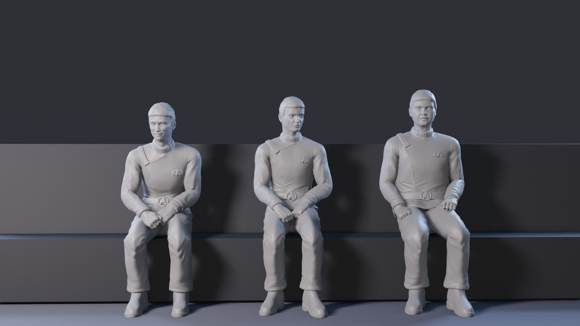 Incredible set of figurines based on the movie Stark Trek 3D print model_6