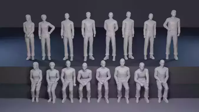 Incredible set of figurines based on the movie Stark Trek