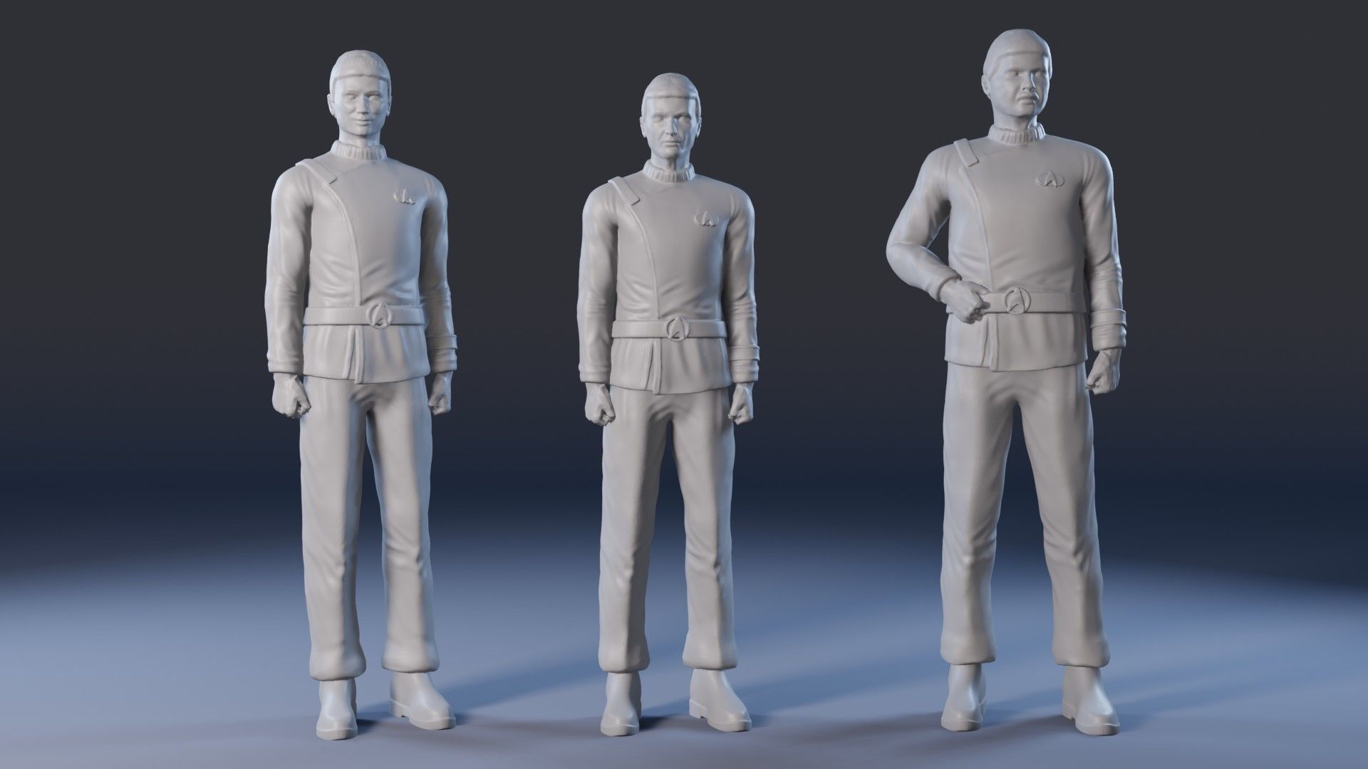 Incredible set of figurines based on the movie Stark Trek 3D print model_4