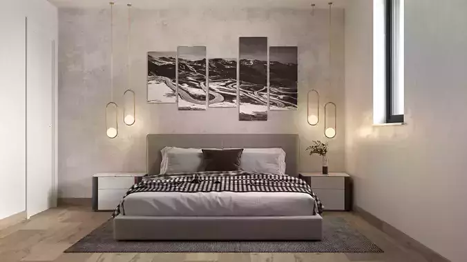 Bedroom complete scene