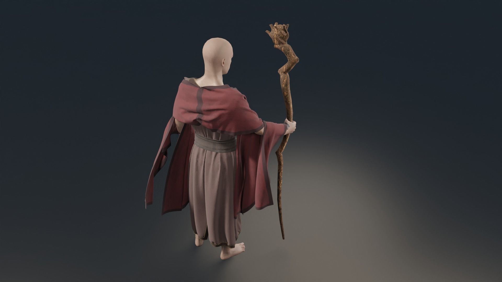 Robe of the prophet 3D model_2