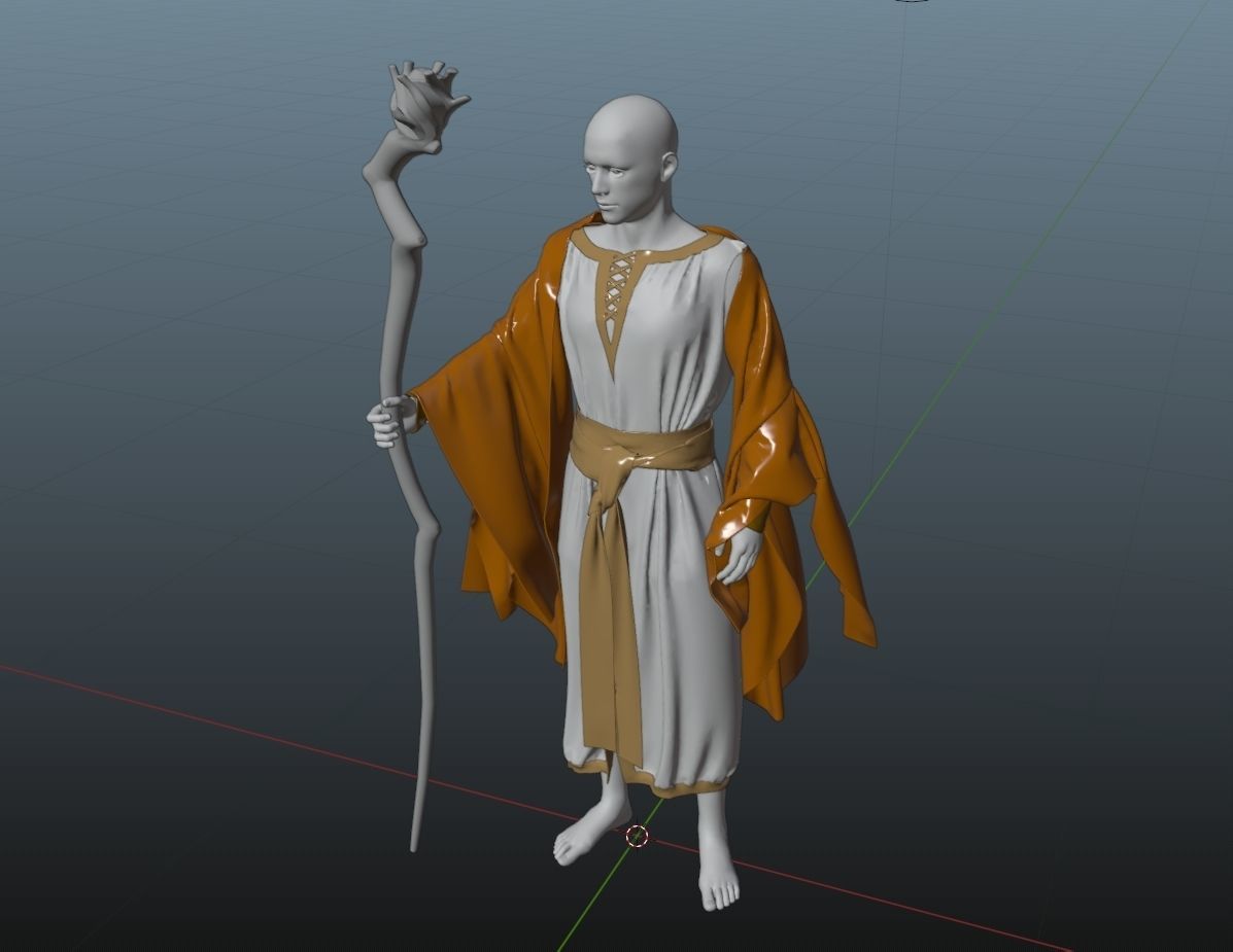 Robe of the prophet 3D model_4