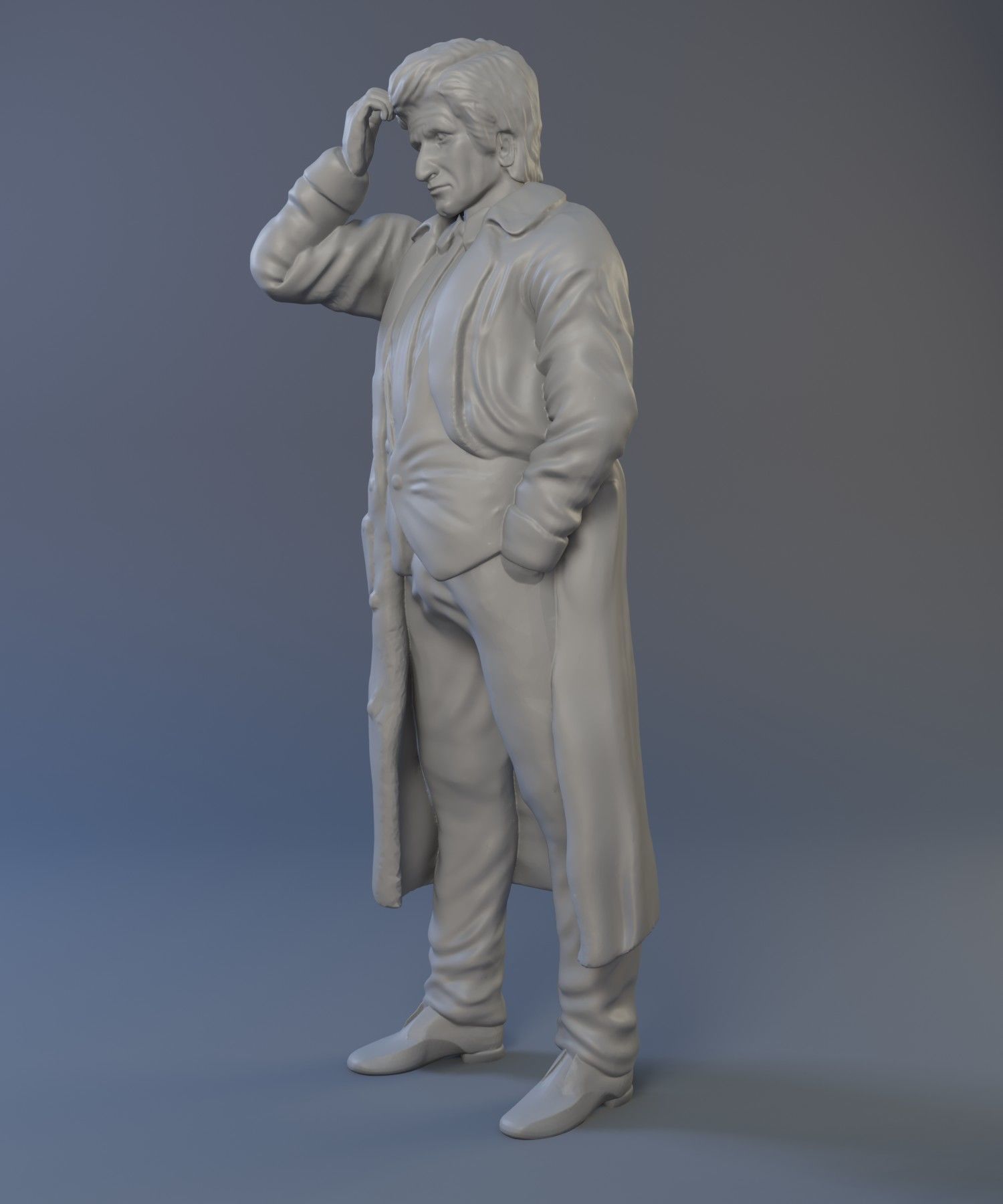 The protagonist of the series Columbo 3D print model_6