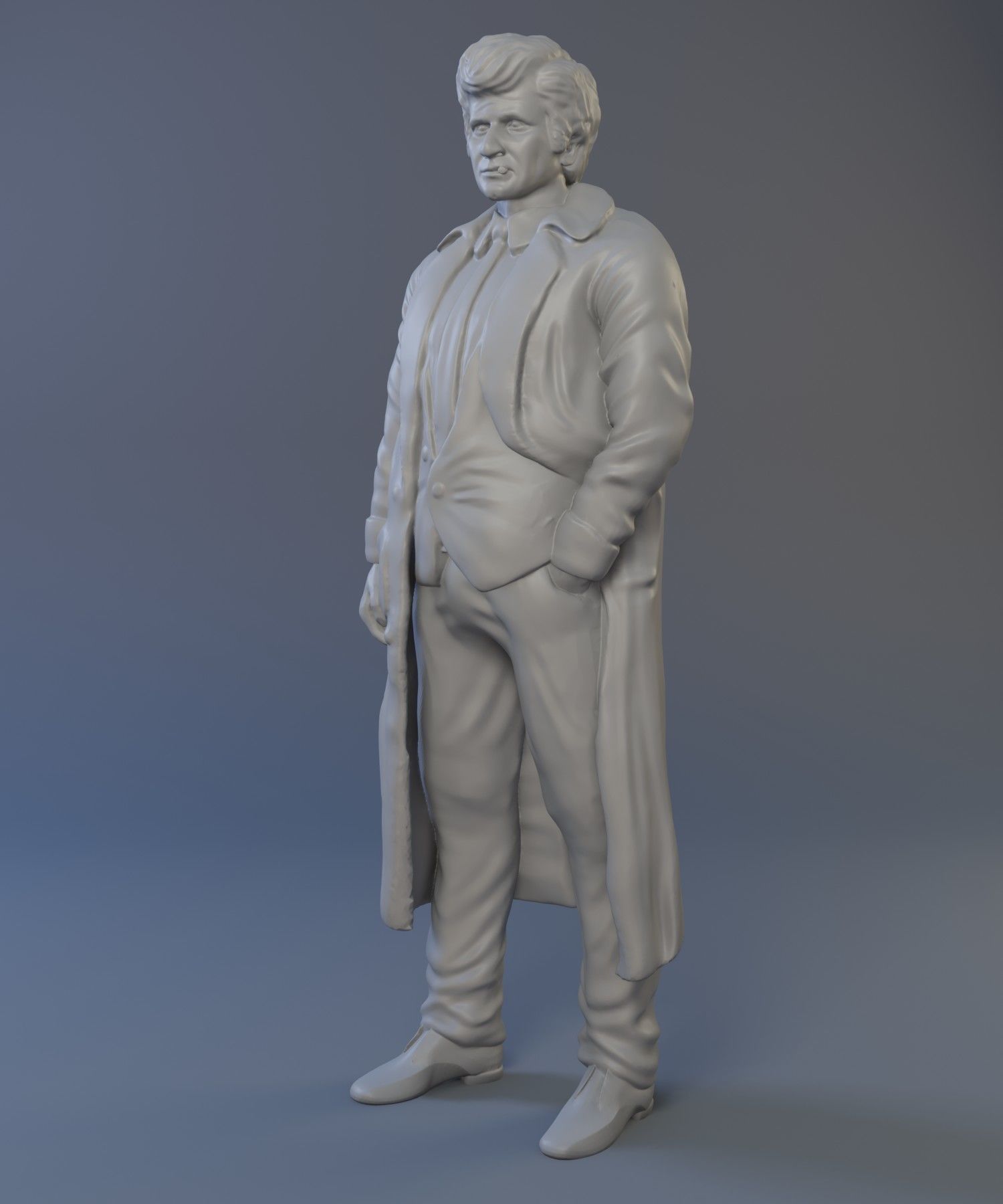The protagonist of the series Columbo 3D print model_3