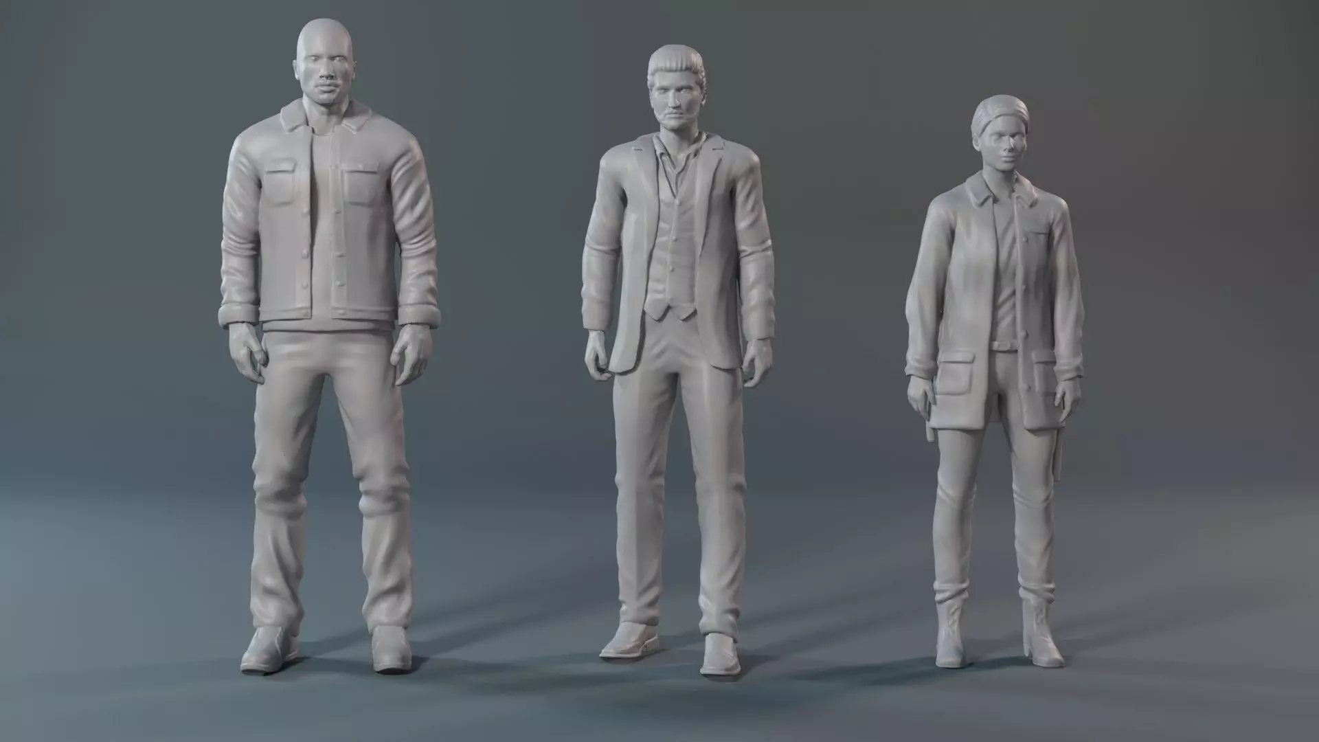 Characters from Lucifer 3D print model_0