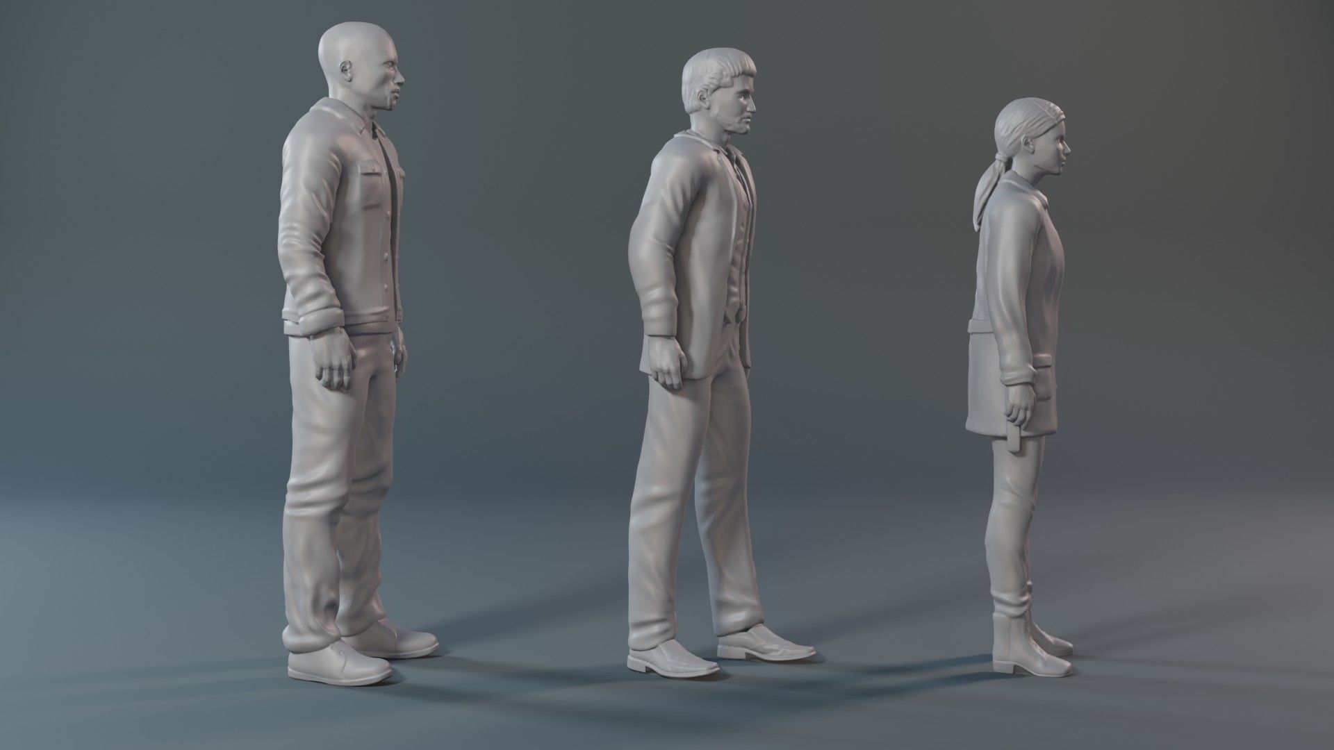 Characters from Lucifer 3D print model_1
