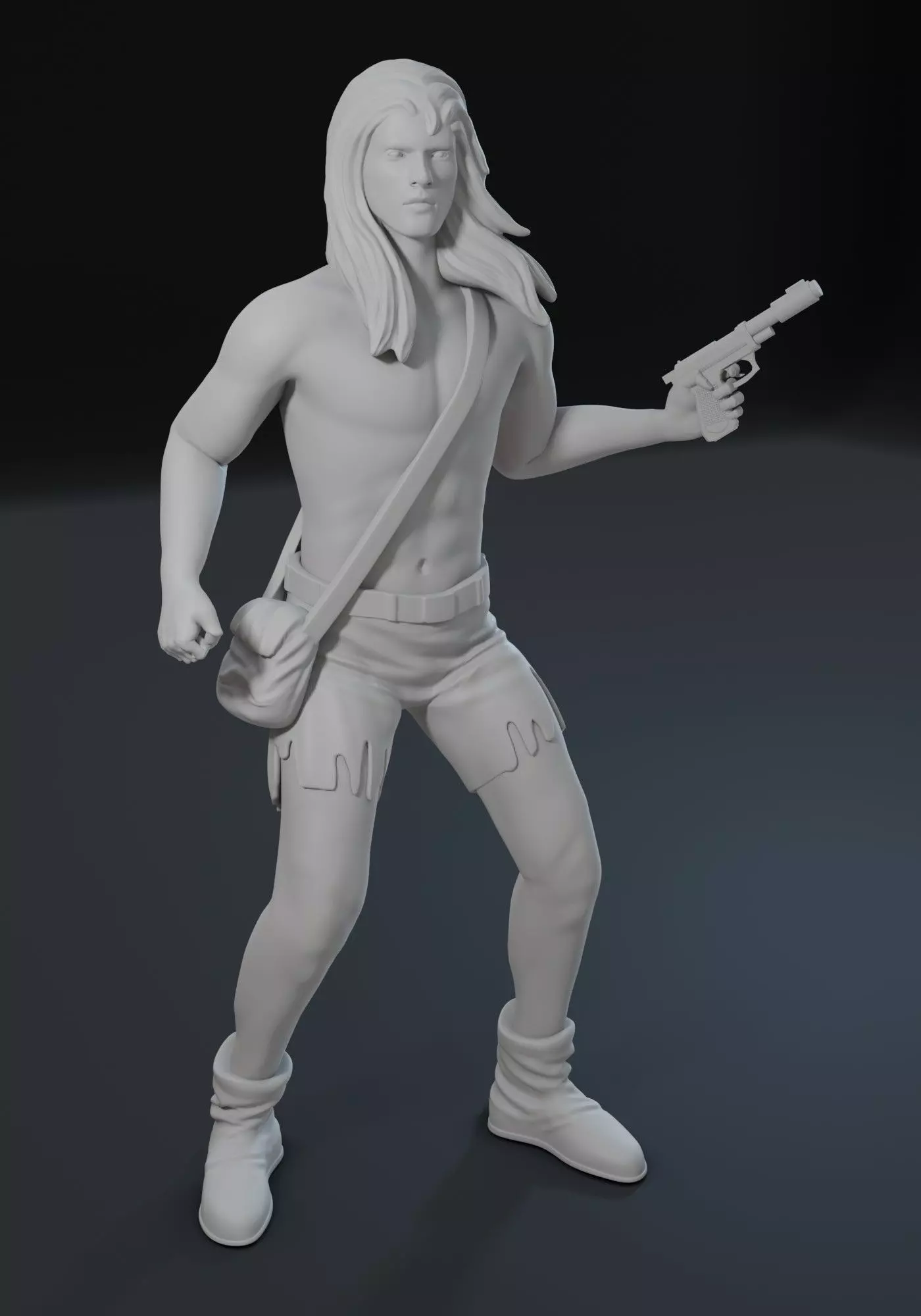 Kamandi the last boy on Earth 3D print model_0