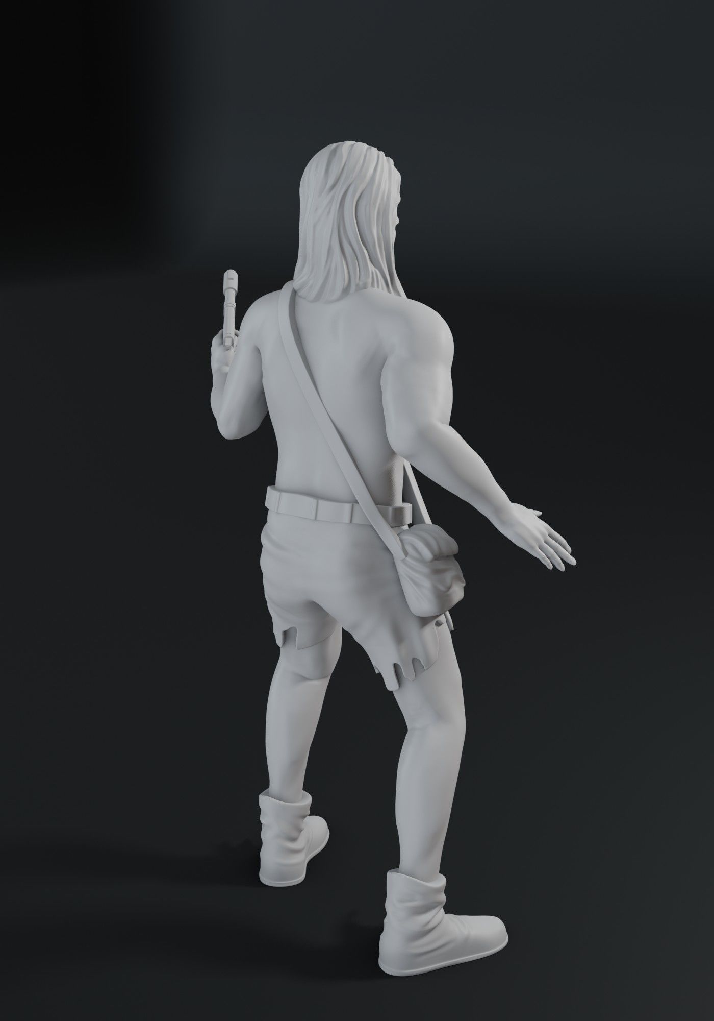 Kamandi the last boy on Earth 3D print model_1
