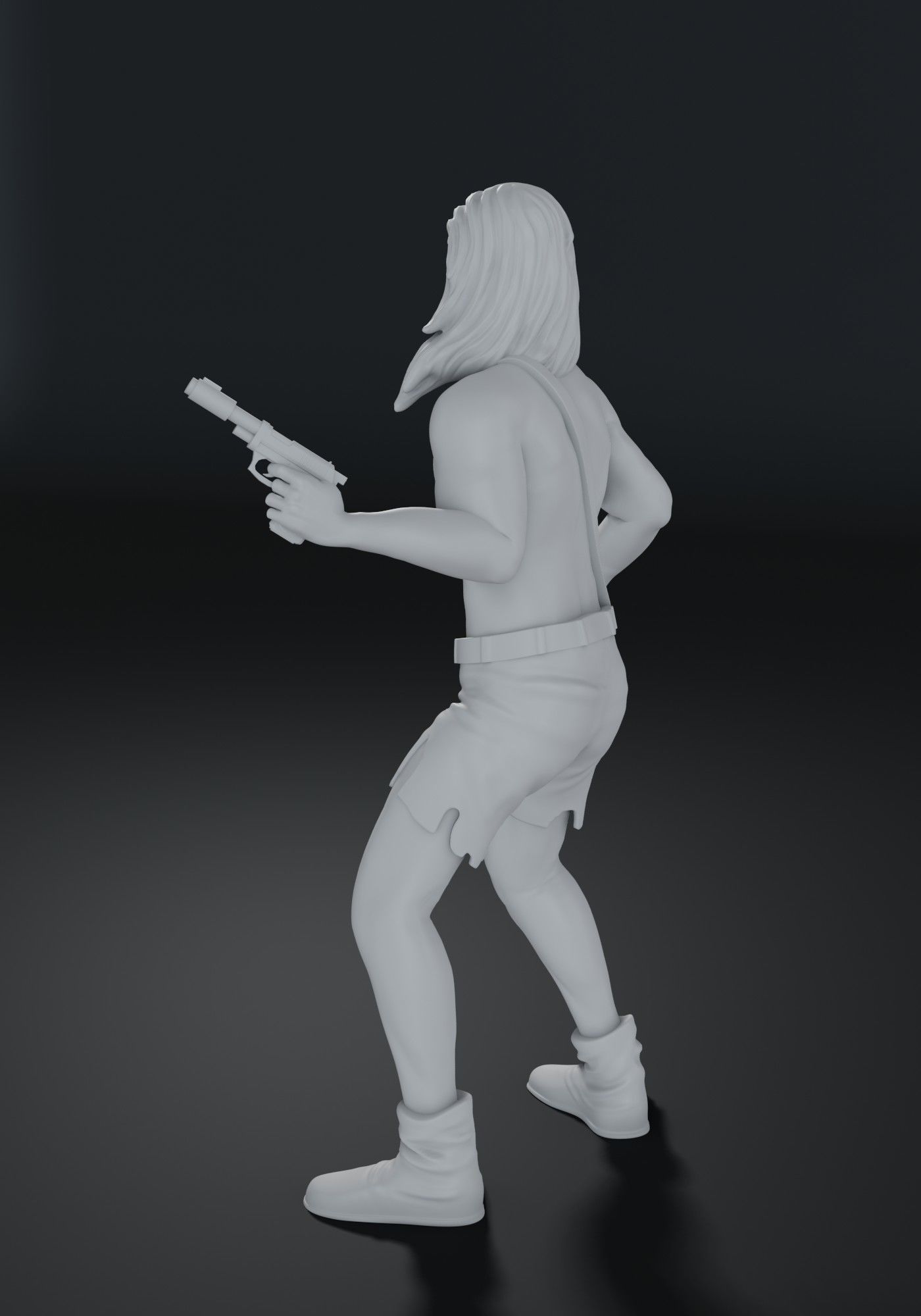Kamandi the last boy on Earth 3D print model_2