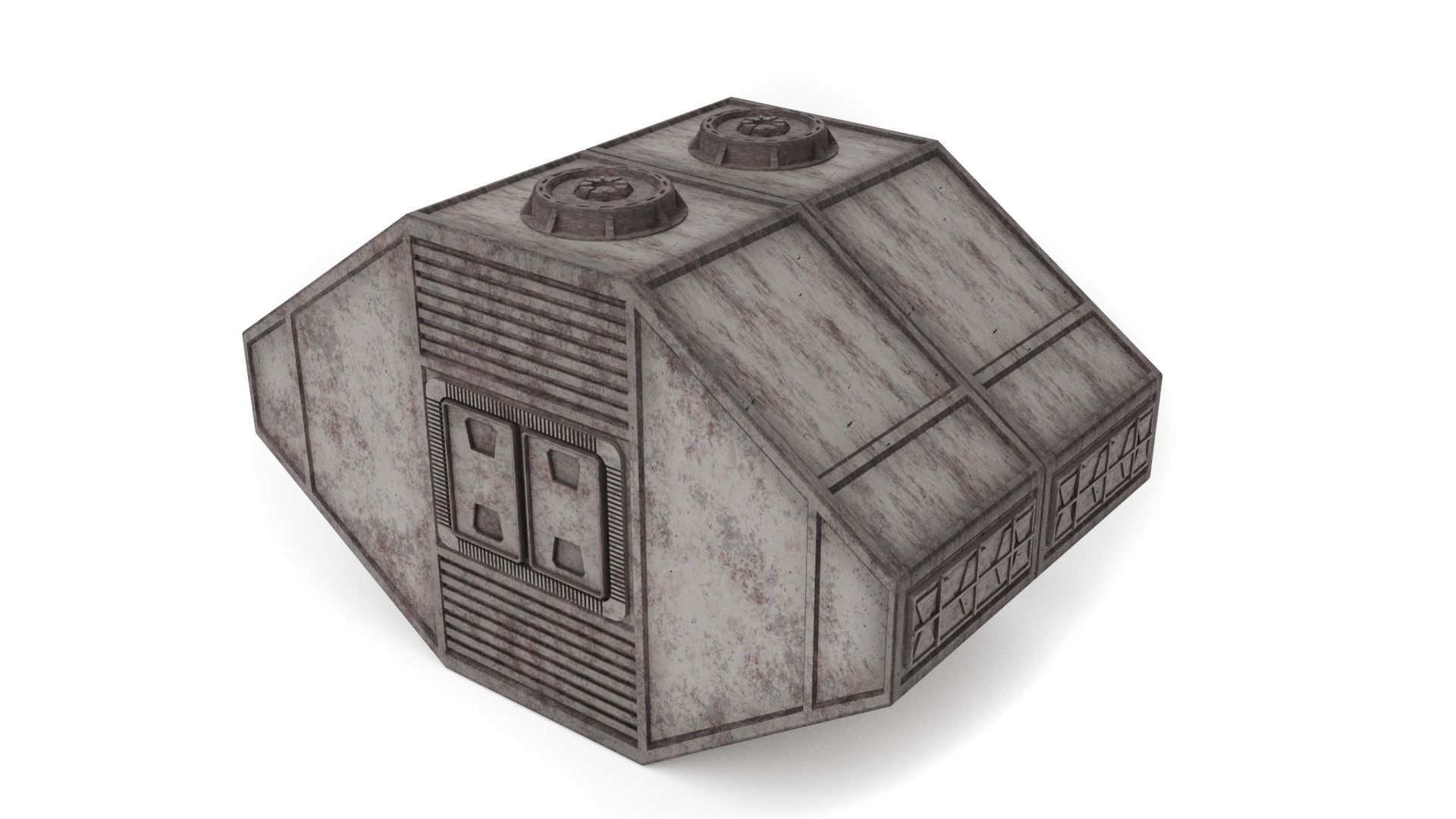 Hangar Container 1-12 scale Blackseries  3D print model_8