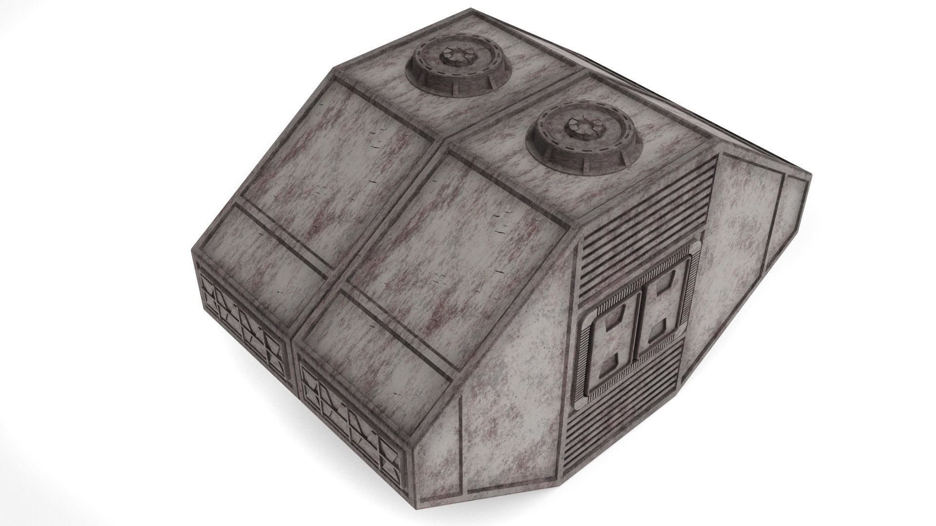 Hangar Container 1-12 scale Blackseries  3D print model_6