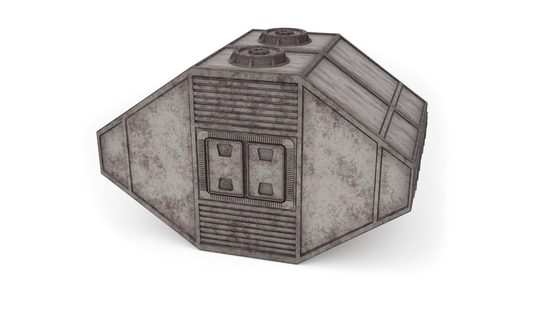 Hangar Container 1-18 scale Hasbro Kenner 3D print model_7