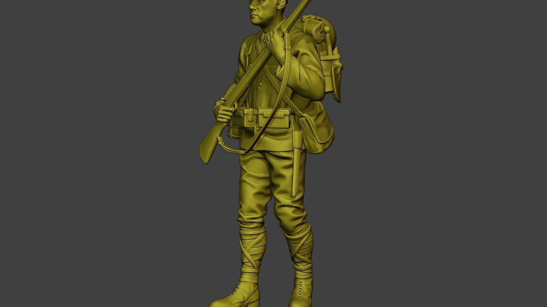 Japanese soldier ww2 Walk5 J1 3D print model_27