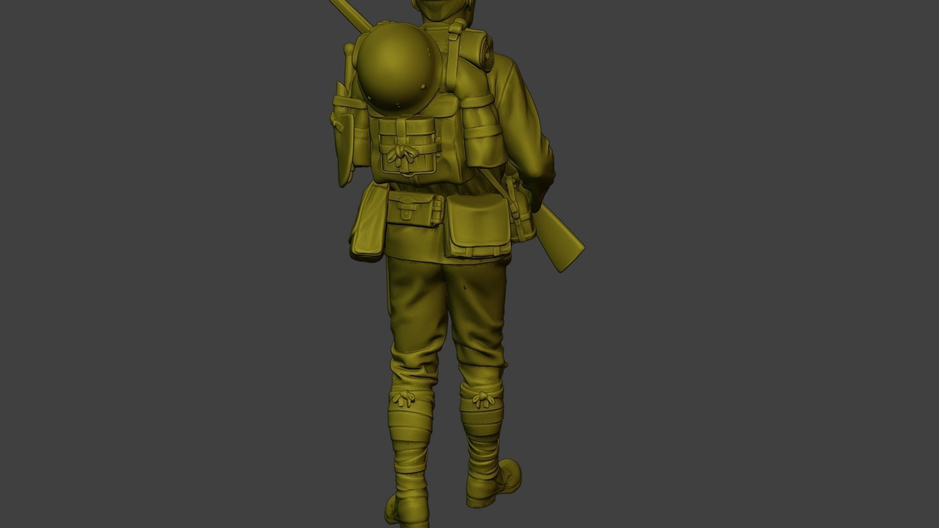 Japanese soldier ww2 Walk5 J1 3D print model_25